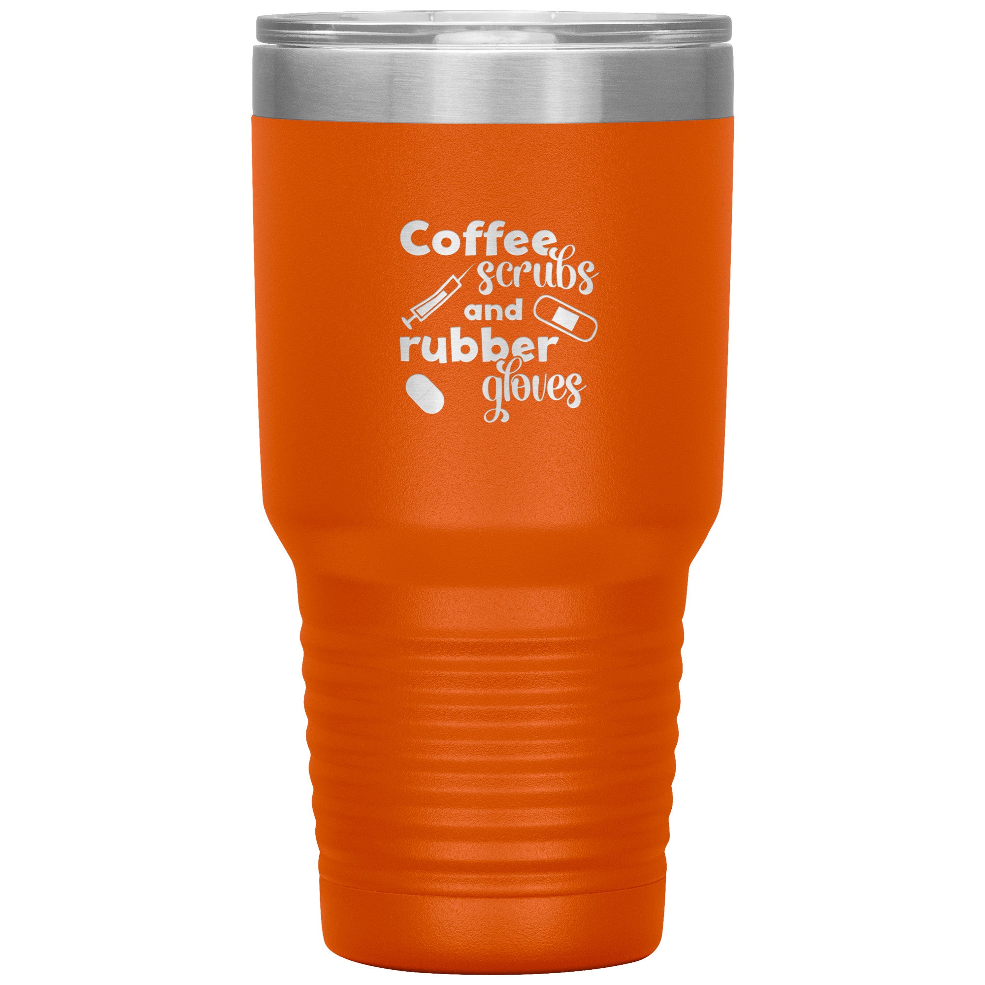 Healthcare Hero with Syringe Design on 30oz Insulated Tumbler