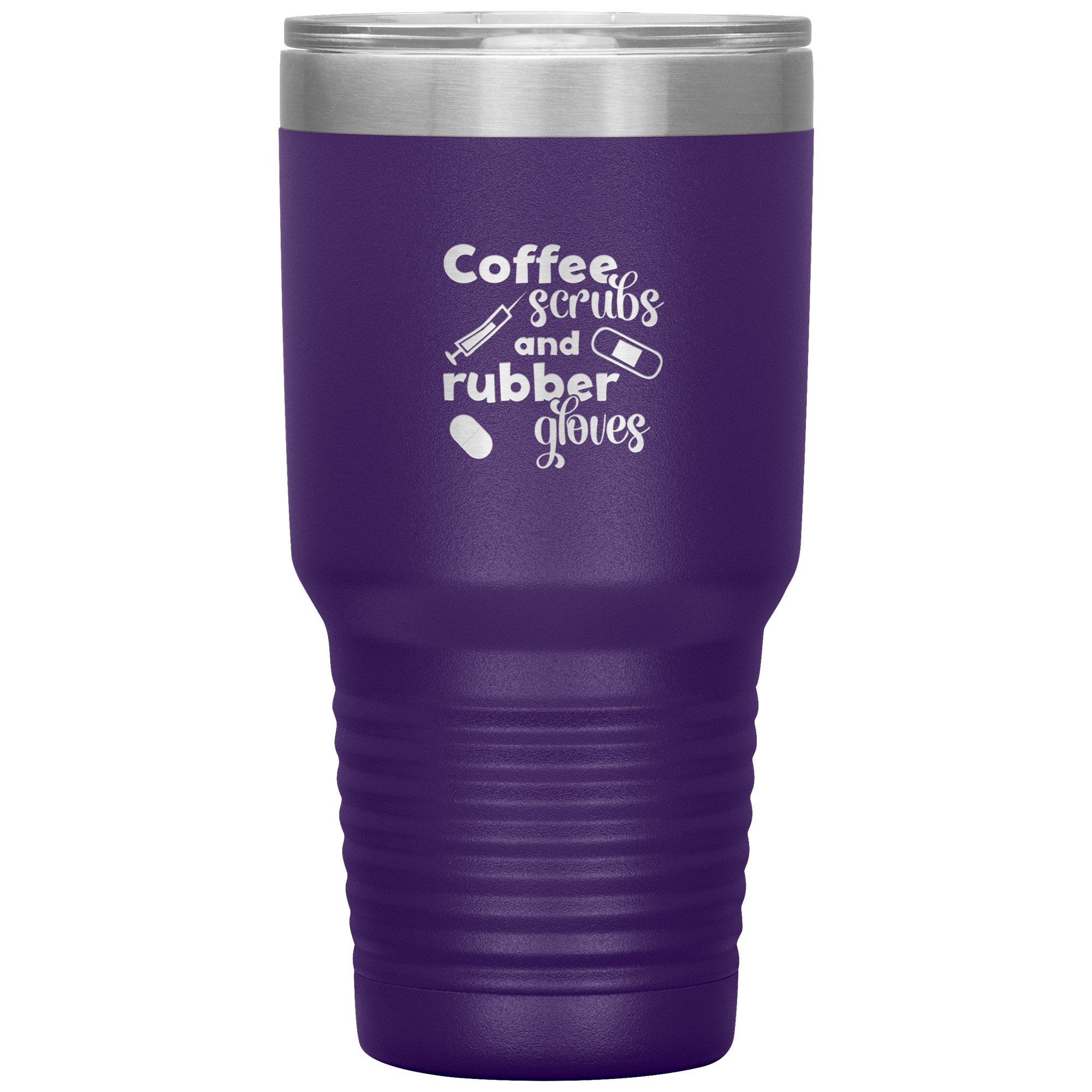 Healthcare Hero with Syringe Design on 30oz Insulated Tumbler