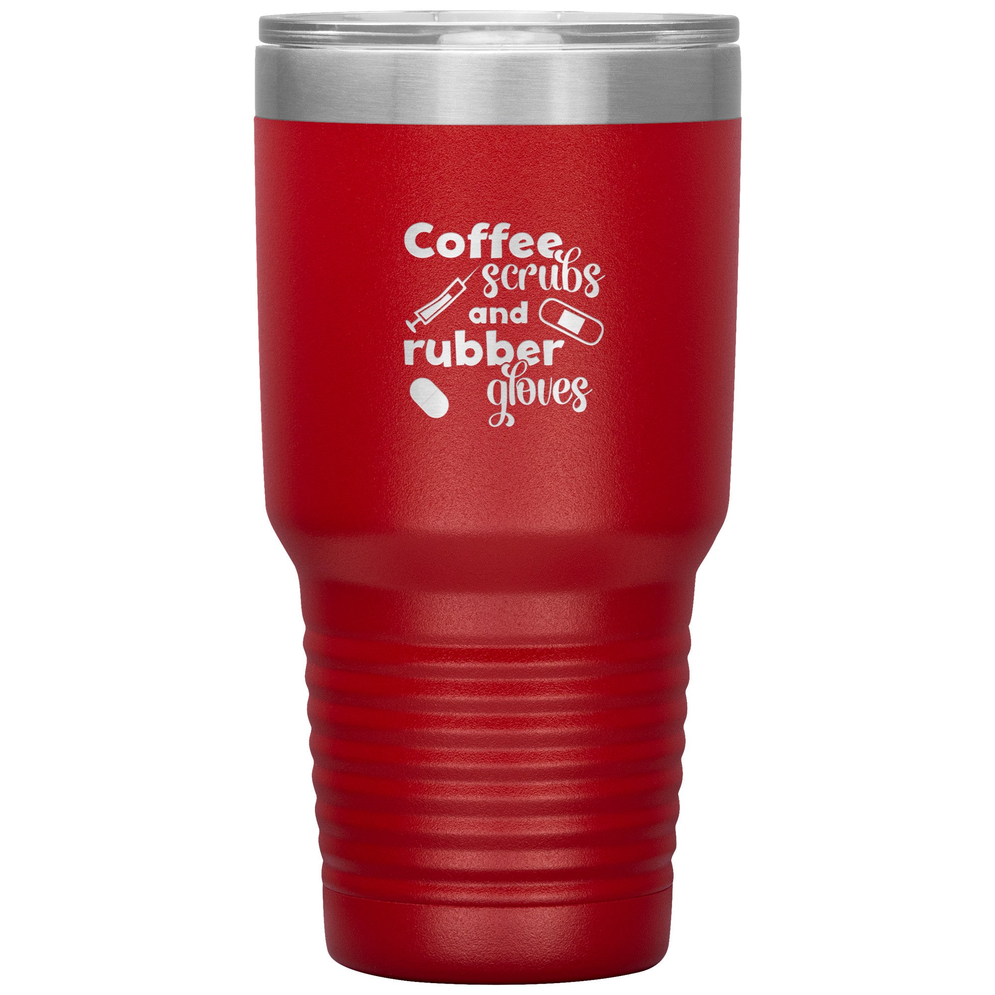 Healthcare Hero with Syringe Design on 30oz Insulated Tumbler