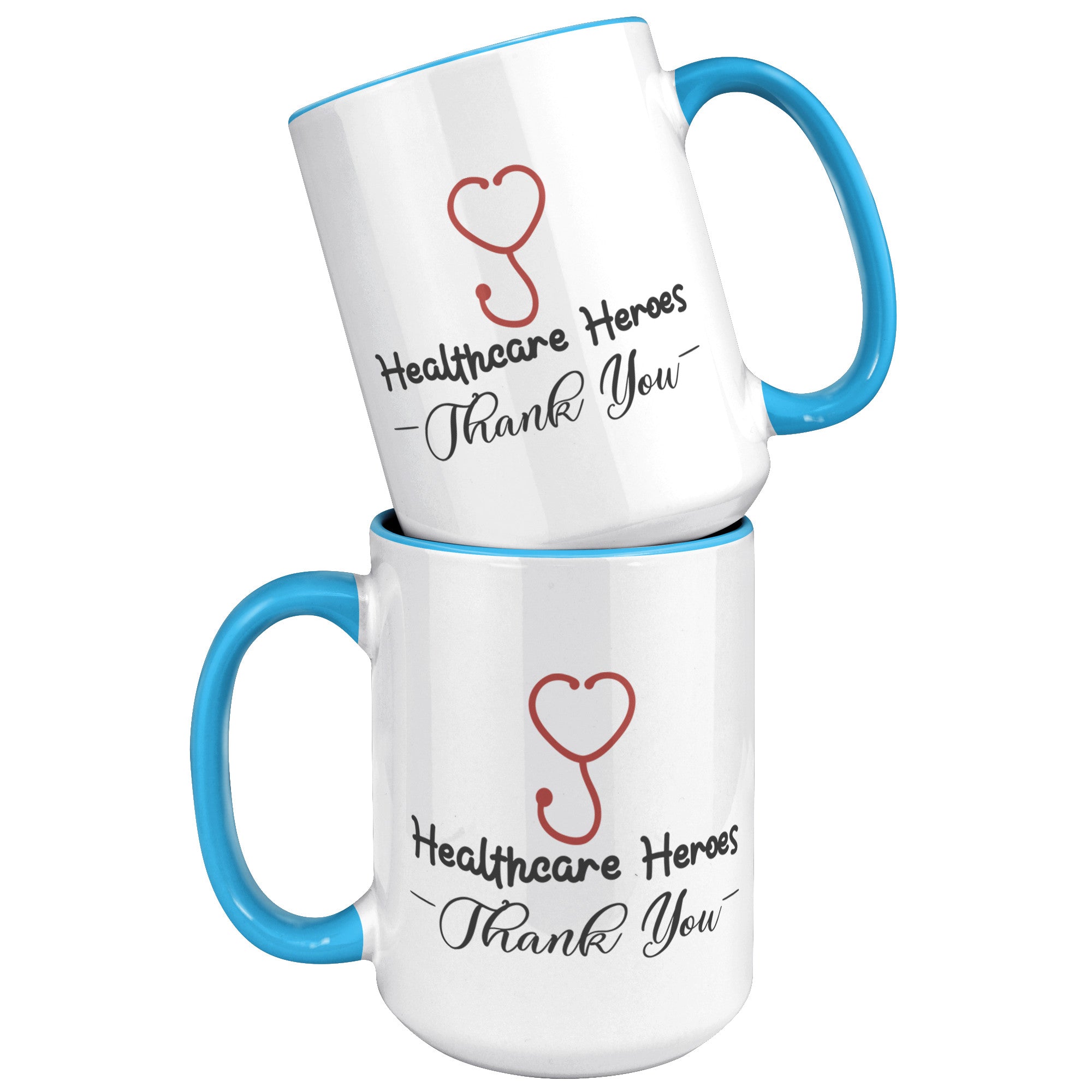 Healthcare Heroes 15oz Accent Mug – Celebrate Medical Professionals with Style