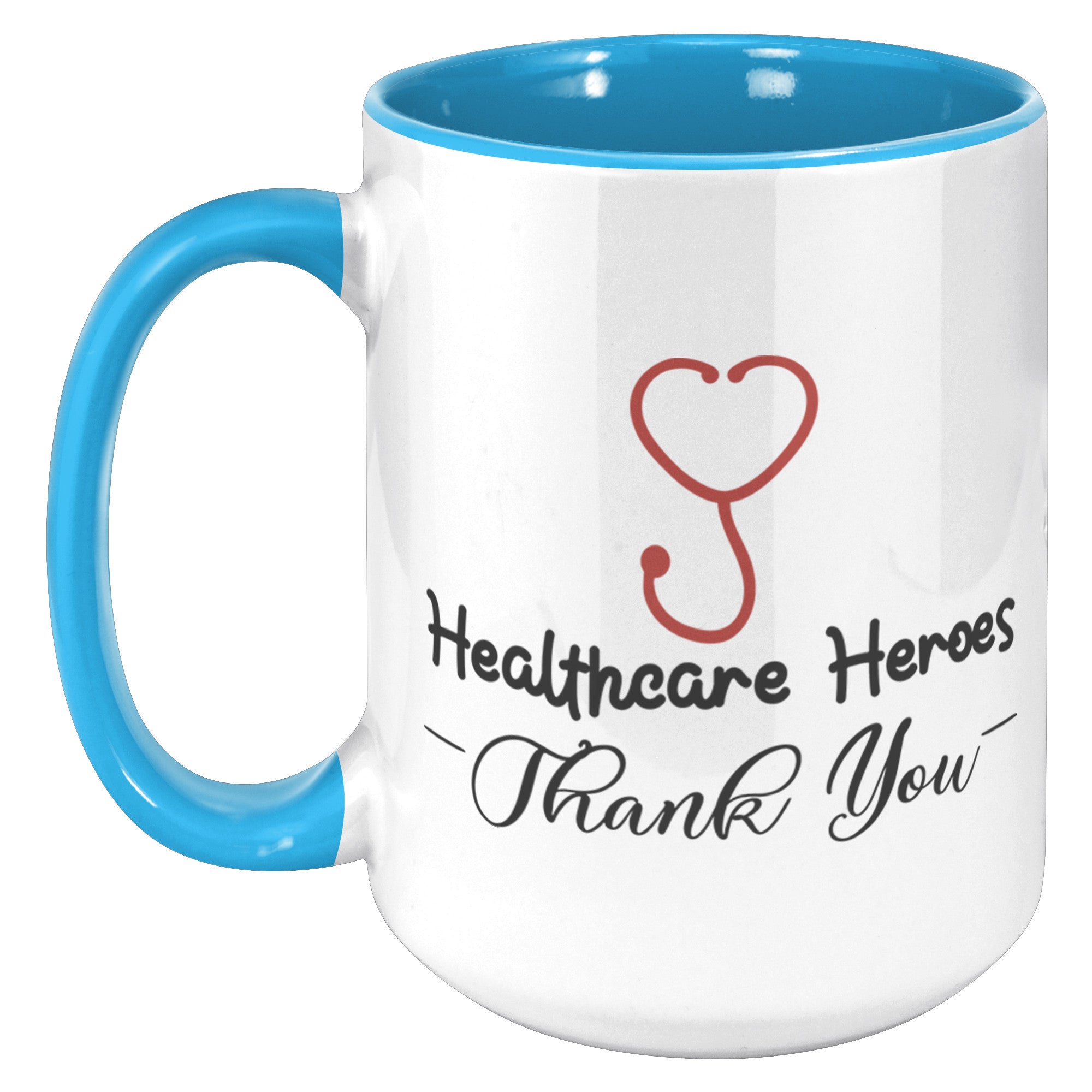 Healthcare Heroes 15oz Accent Mug – Celebrate Medical Professionals with Style