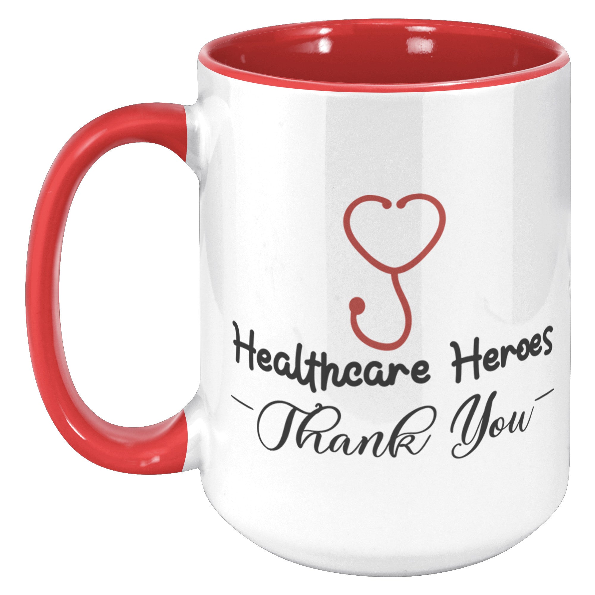 Healthcare Heroes 15oz Accent Mug – Celebrate Medical Professionals with Style