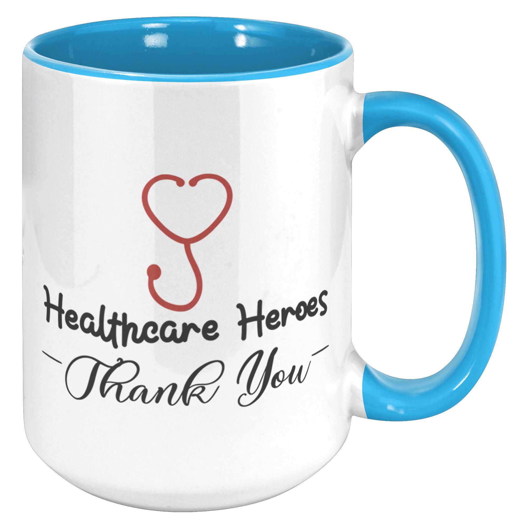 Healthcare Heroes 15oz Accent Mug – Celebrate Medical Professionals with Style