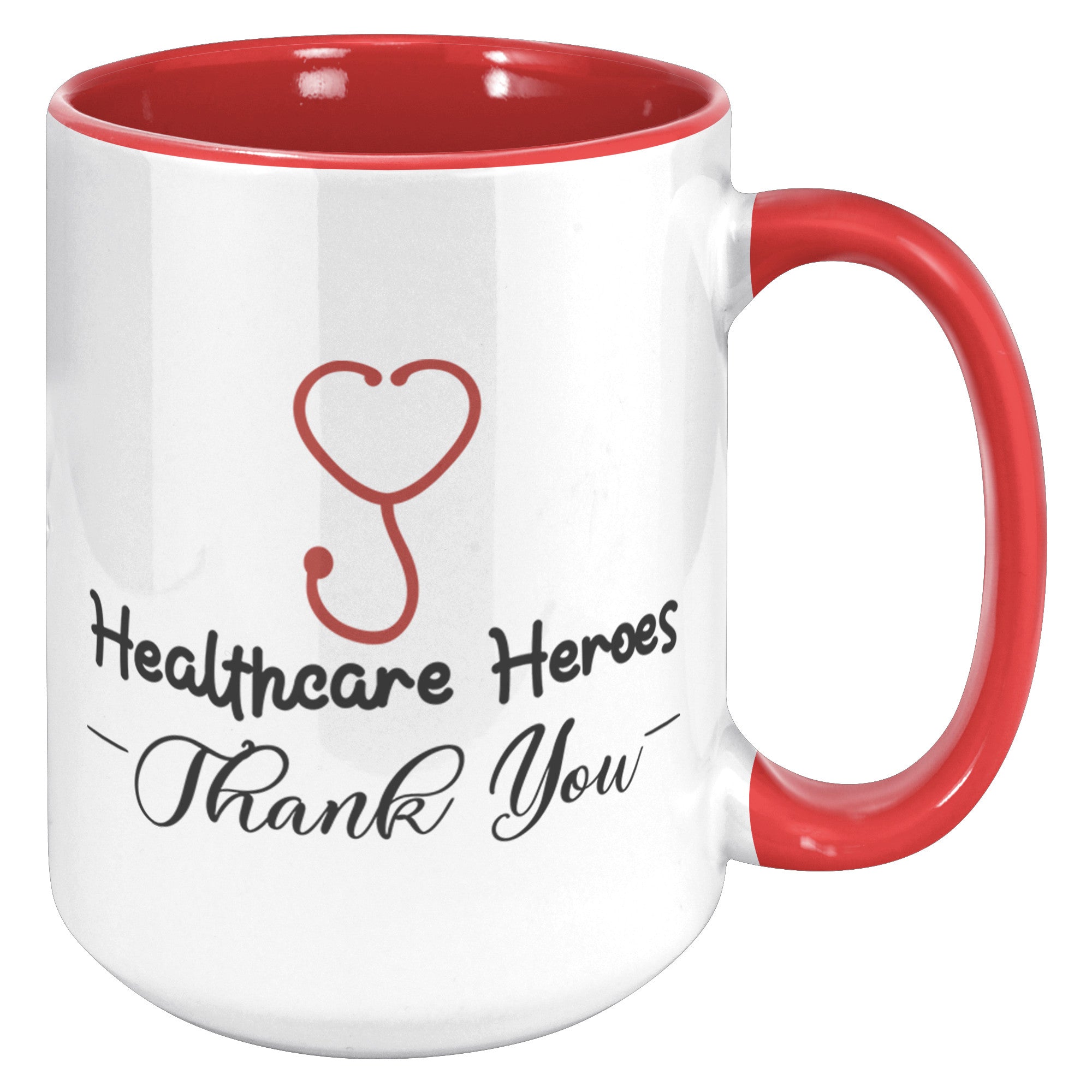 Healthcare Heroes 15oz Accent Mug – Celebrate Medical Professionals with Style