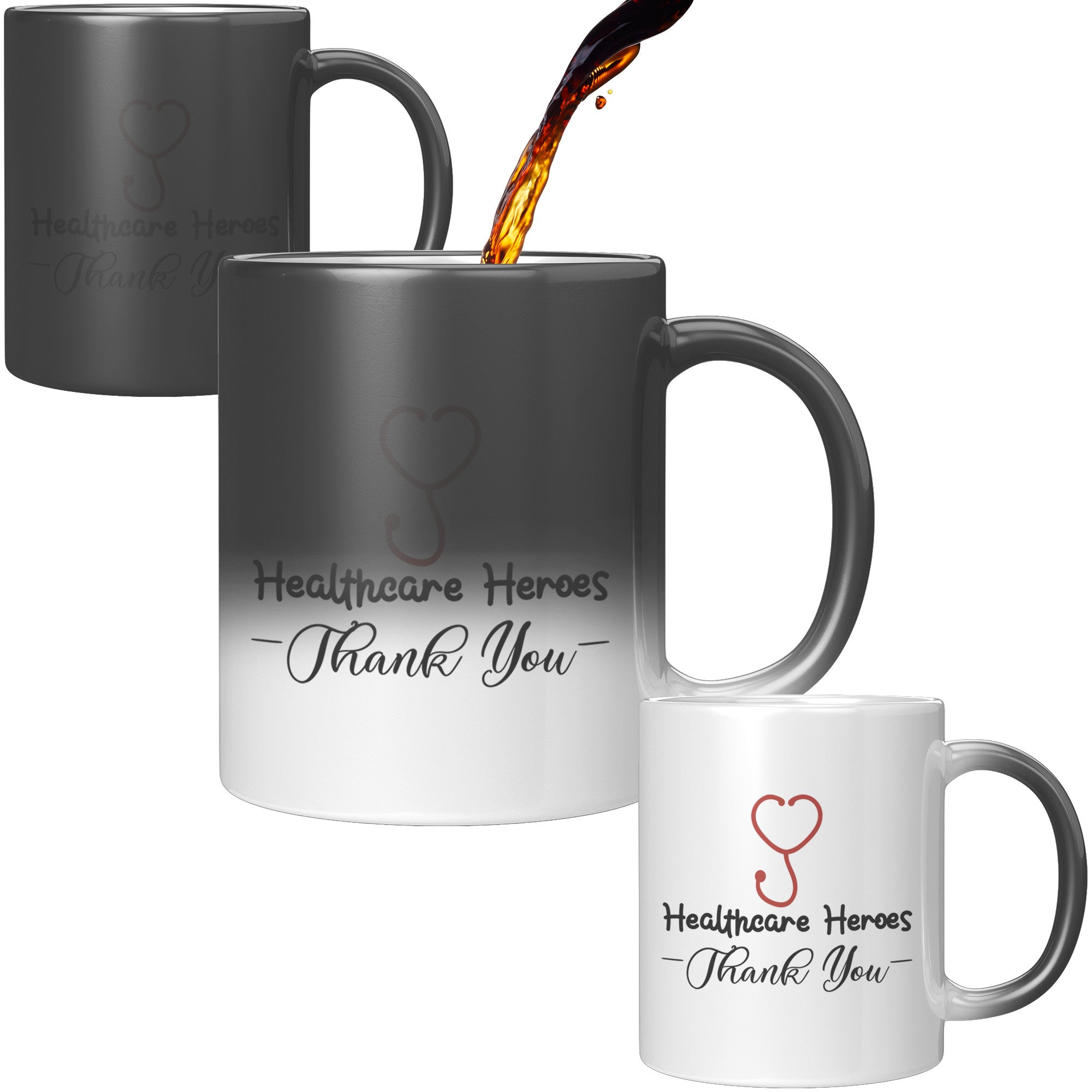 Healthcare Heroes Magic Mug – Color-Changing Design for Medical Professionals