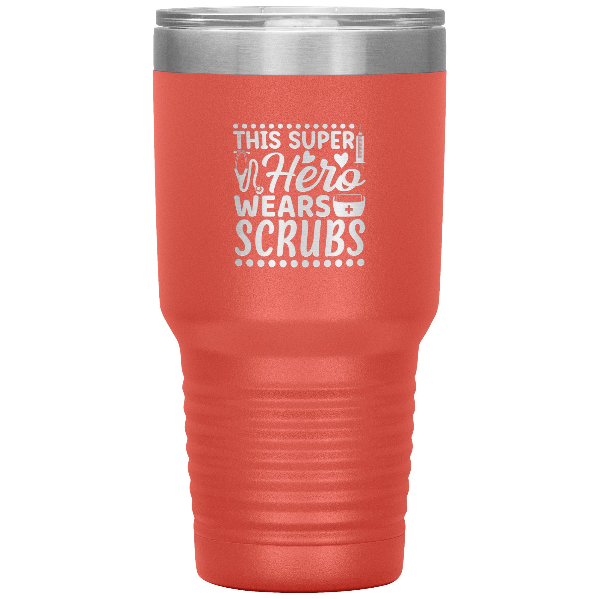 Healthcare Heroes Tribute: Superhero Design on 30oz Insulated Tumbler