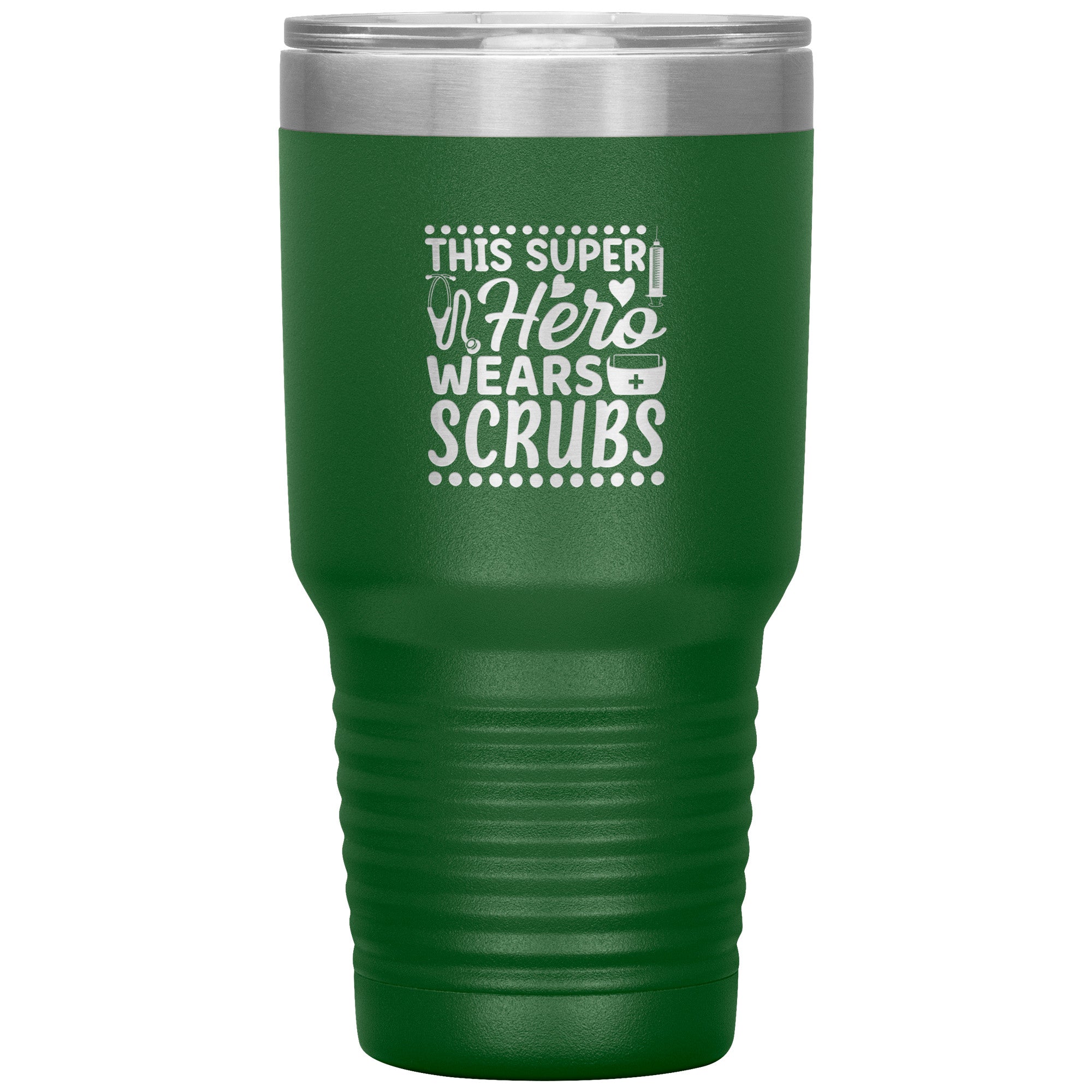 Healthcare Heroes Tribute: Superhero Design on 30oz Insulated Tumbler