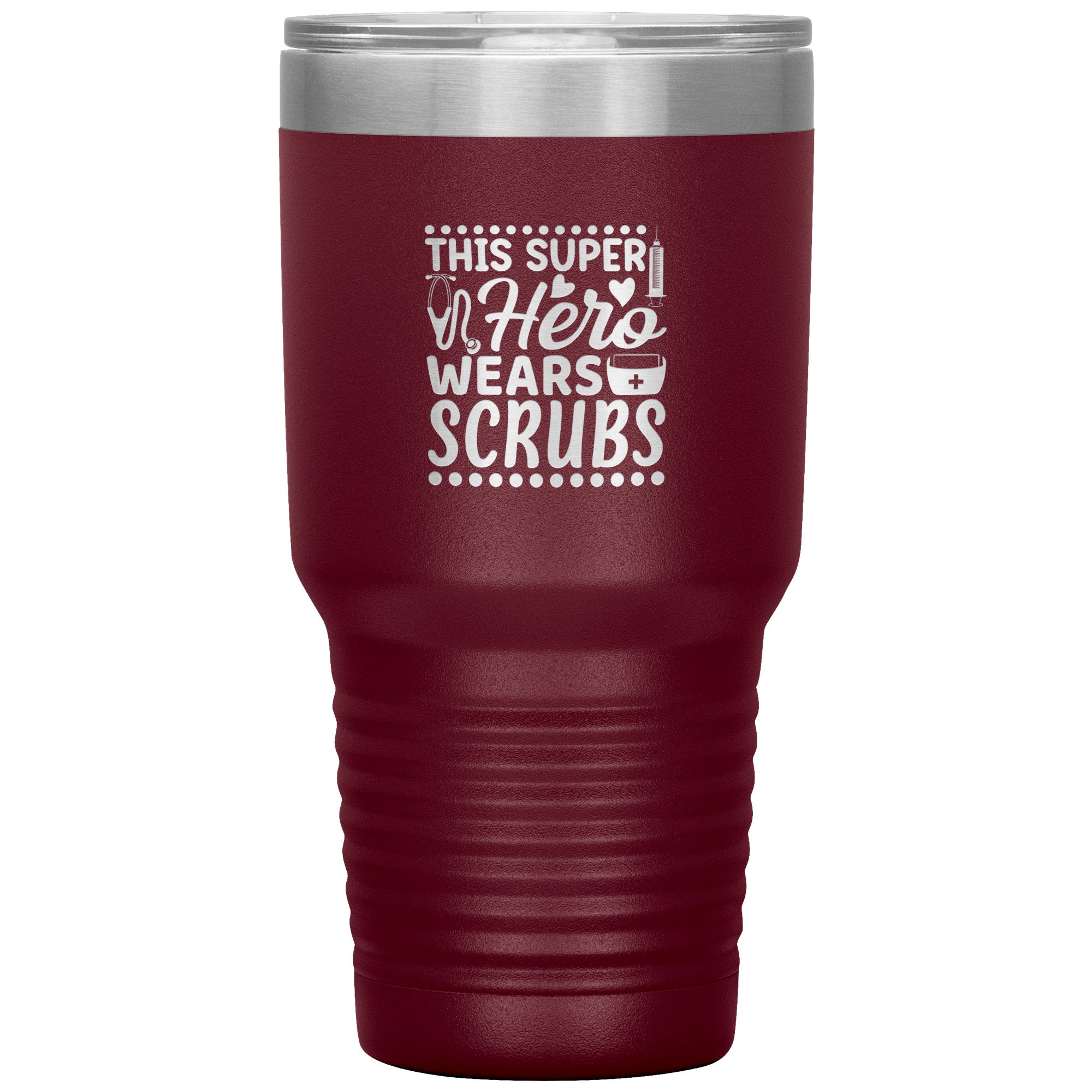 Healthcare Heroes Tribute: Superhero Design on 30oz Insulated Tumbler