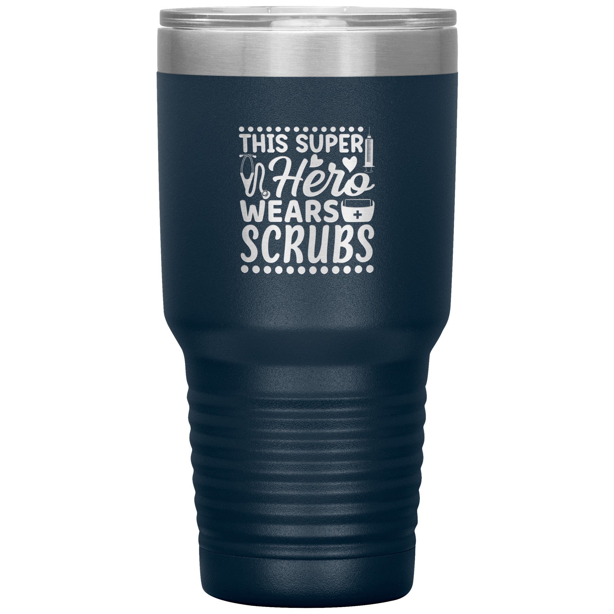 Healthcare Heroes Tribute: Superhero Design on 30oz Insulated Tumbler