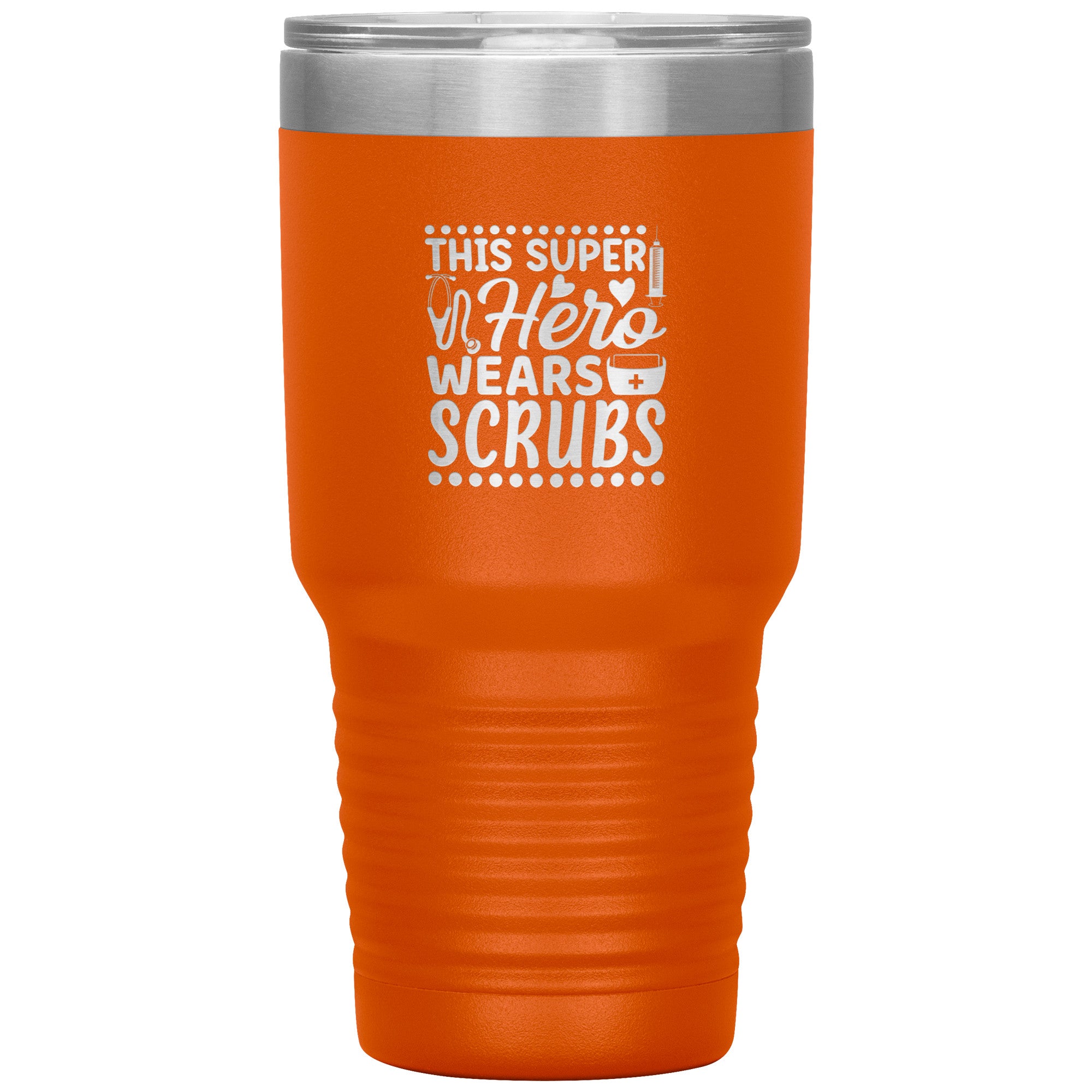 Healthcare Heroes Tribute: Superhero Design on 30oz Insulated Tumbler