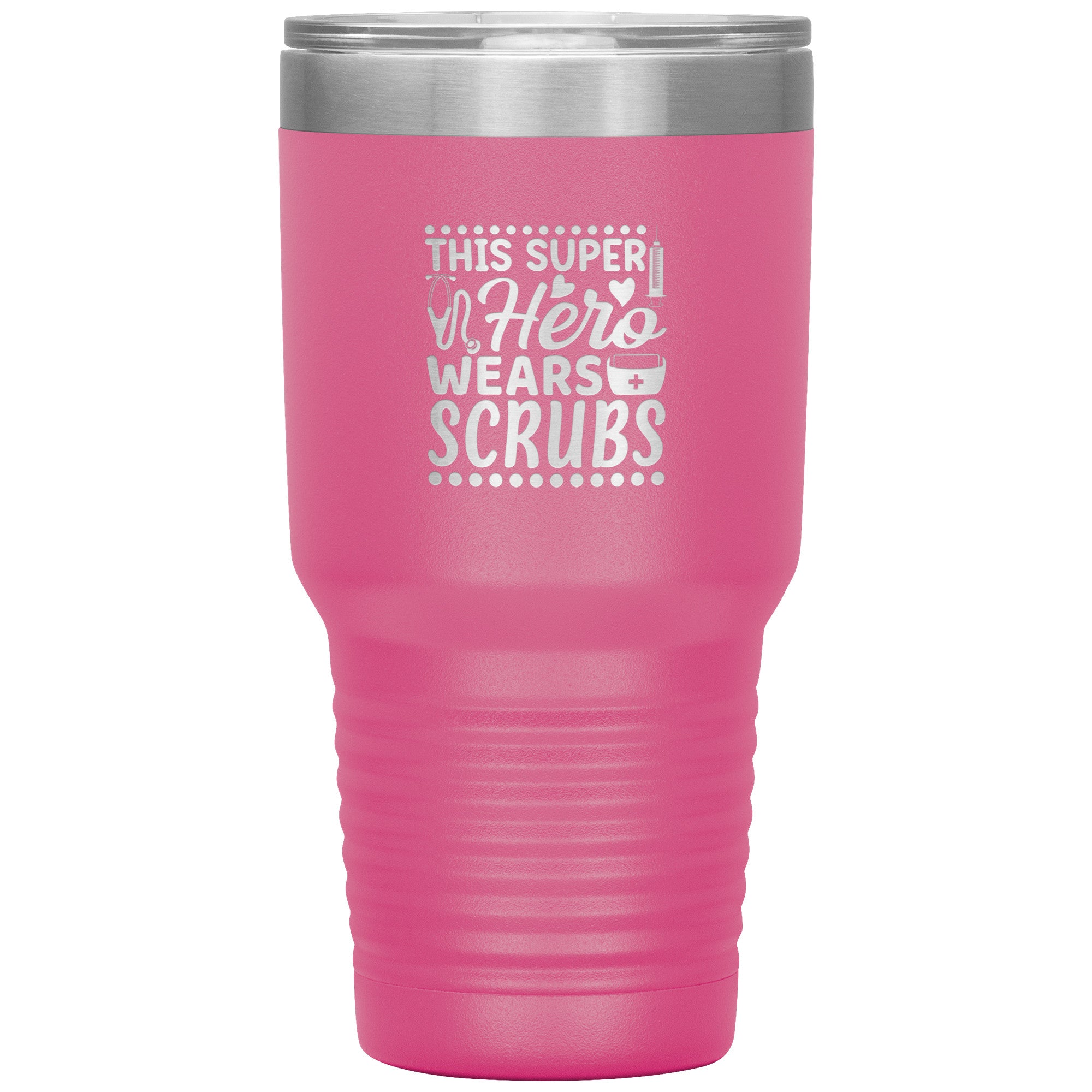 Healthcare Heroes Tribute: Superhero Design on 30oz Insulated Tumbler