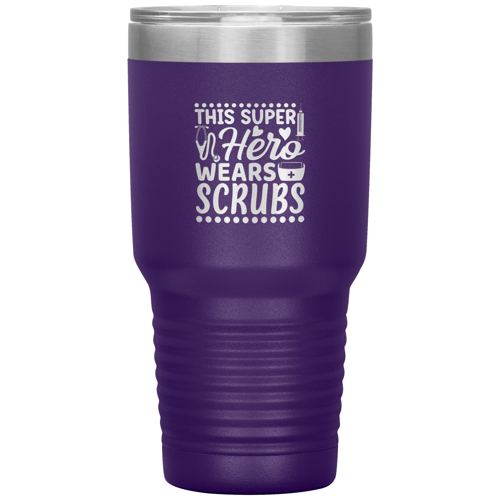 Healthcare Heroes Tribute: Superhero Design on 30oz Insulated Tumbler