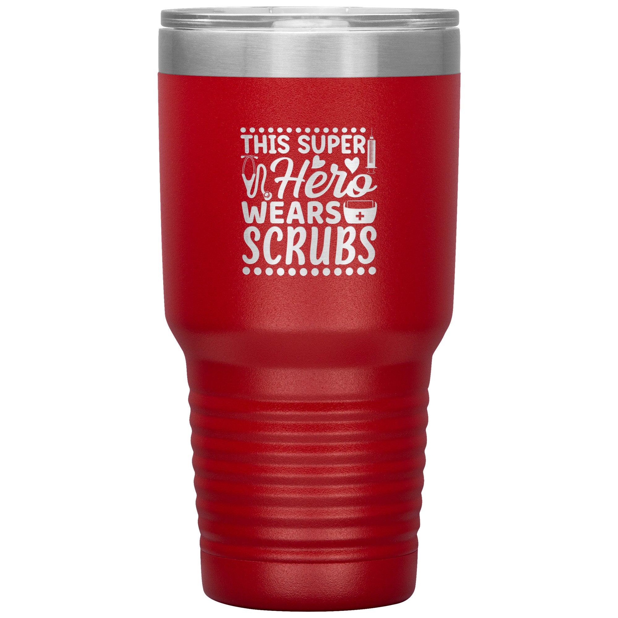 Healthcare Heroes Tribute: Superhero Design on 30oz Insulated Tumbler