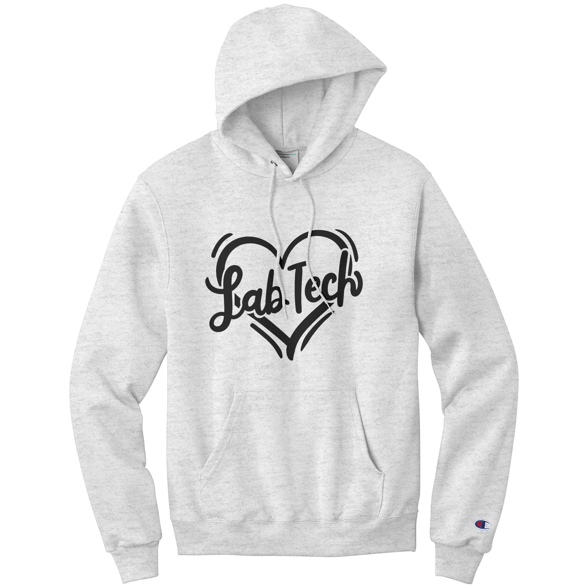 Heartfelt 'Lab Tech' Hoodie - Champion Quality, Moisture-Wicking Comfort, Lab Enthusiast's Delight