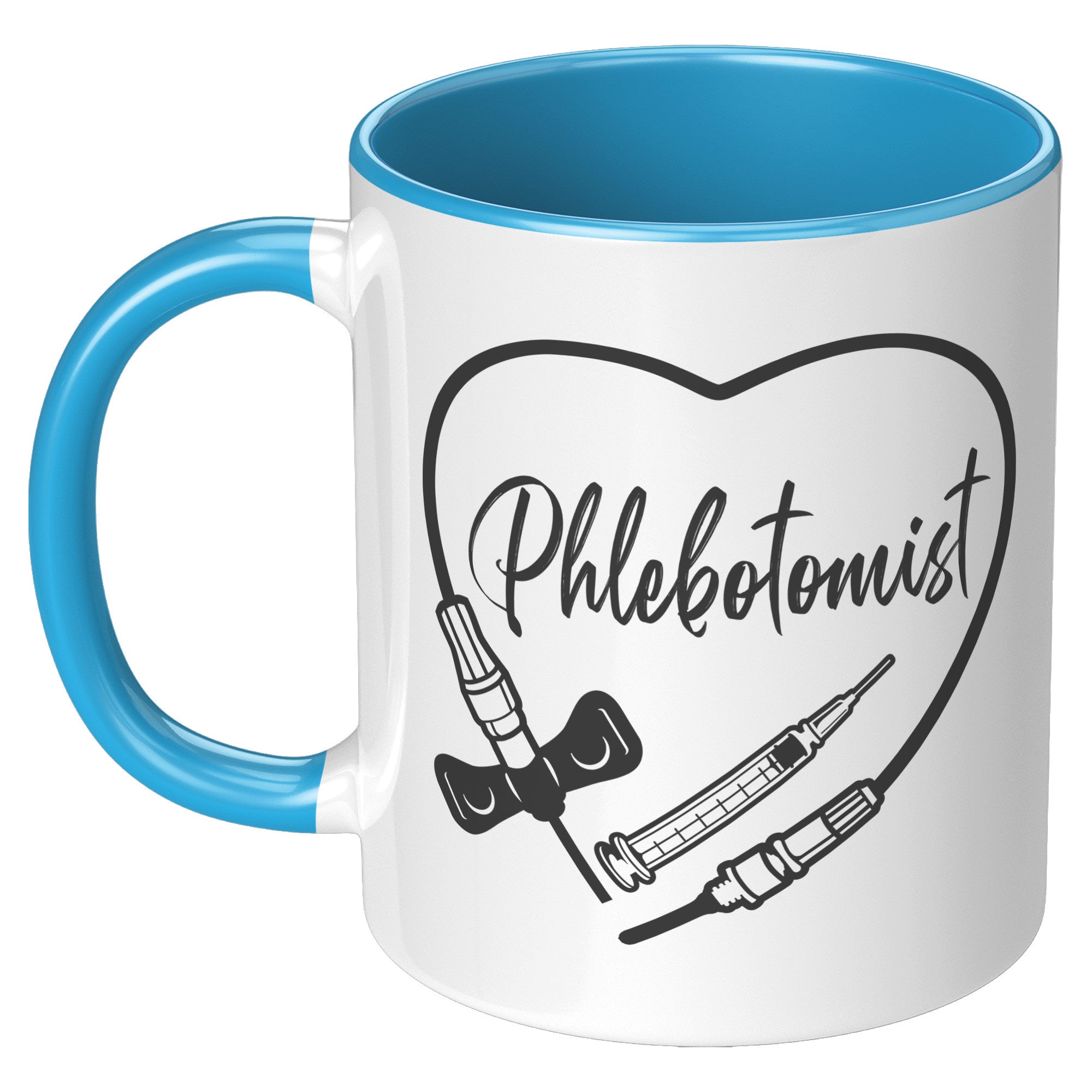 Heartwarming Phlebotomist 11 oz Accent Mug - Medical Themed Drinkware