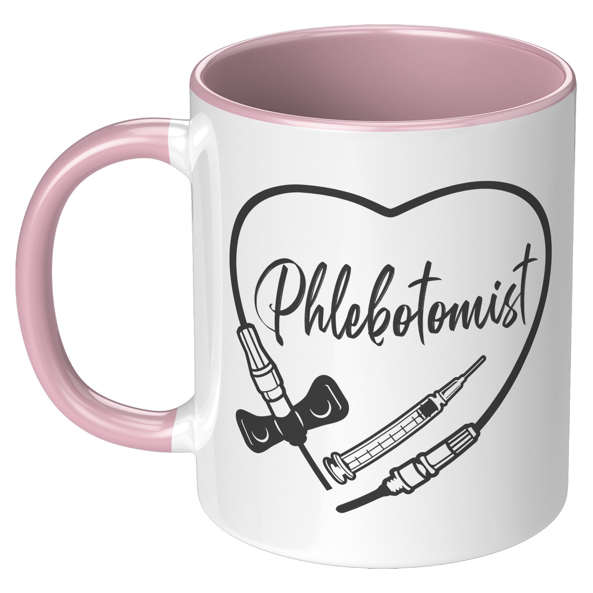 Heartwarming Phlebotomist 11 oz Accent Mug - Medical Themed Drinkware