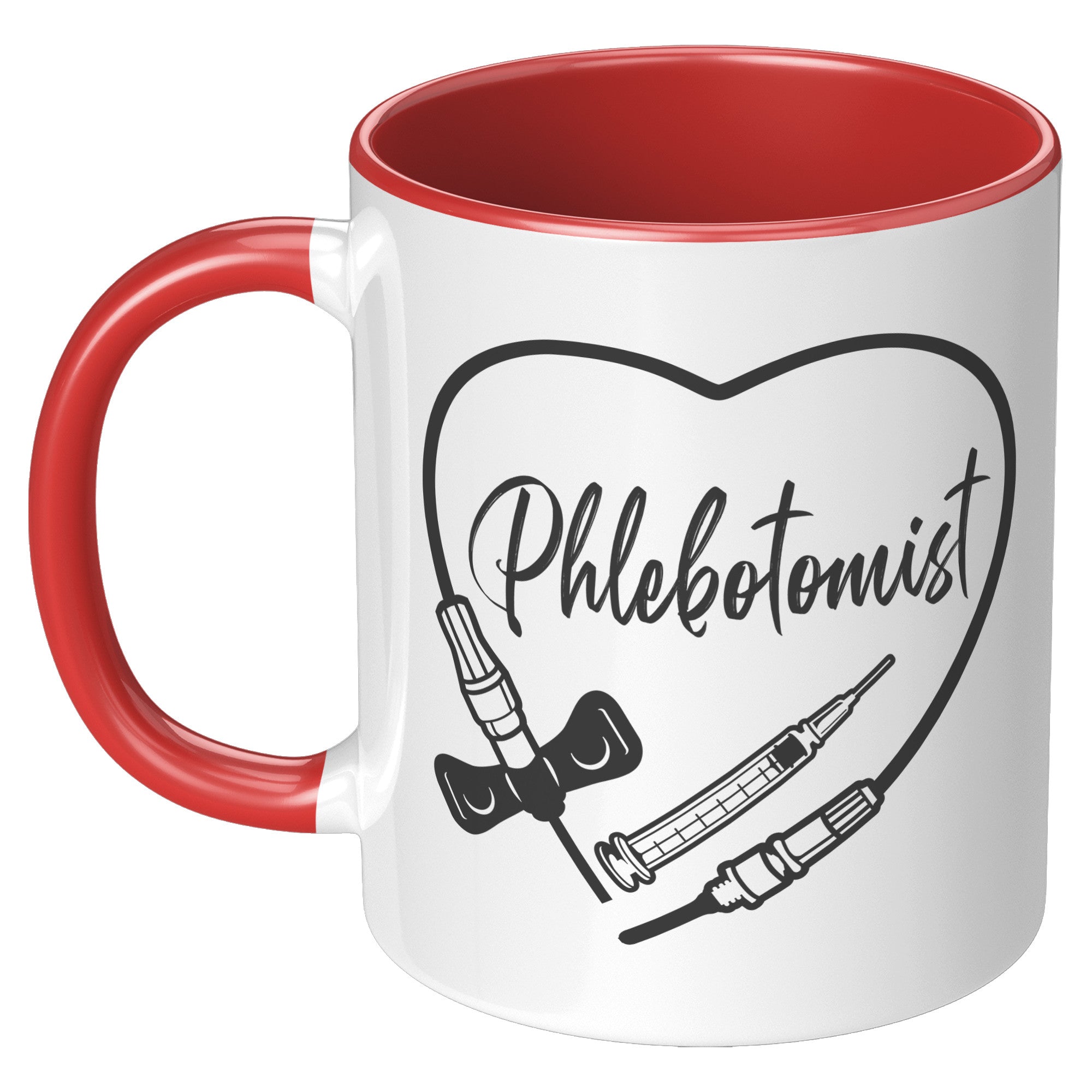 Heartwarming Phlebotomist 11 oz Accent Mug - Medical Themed Drinkware