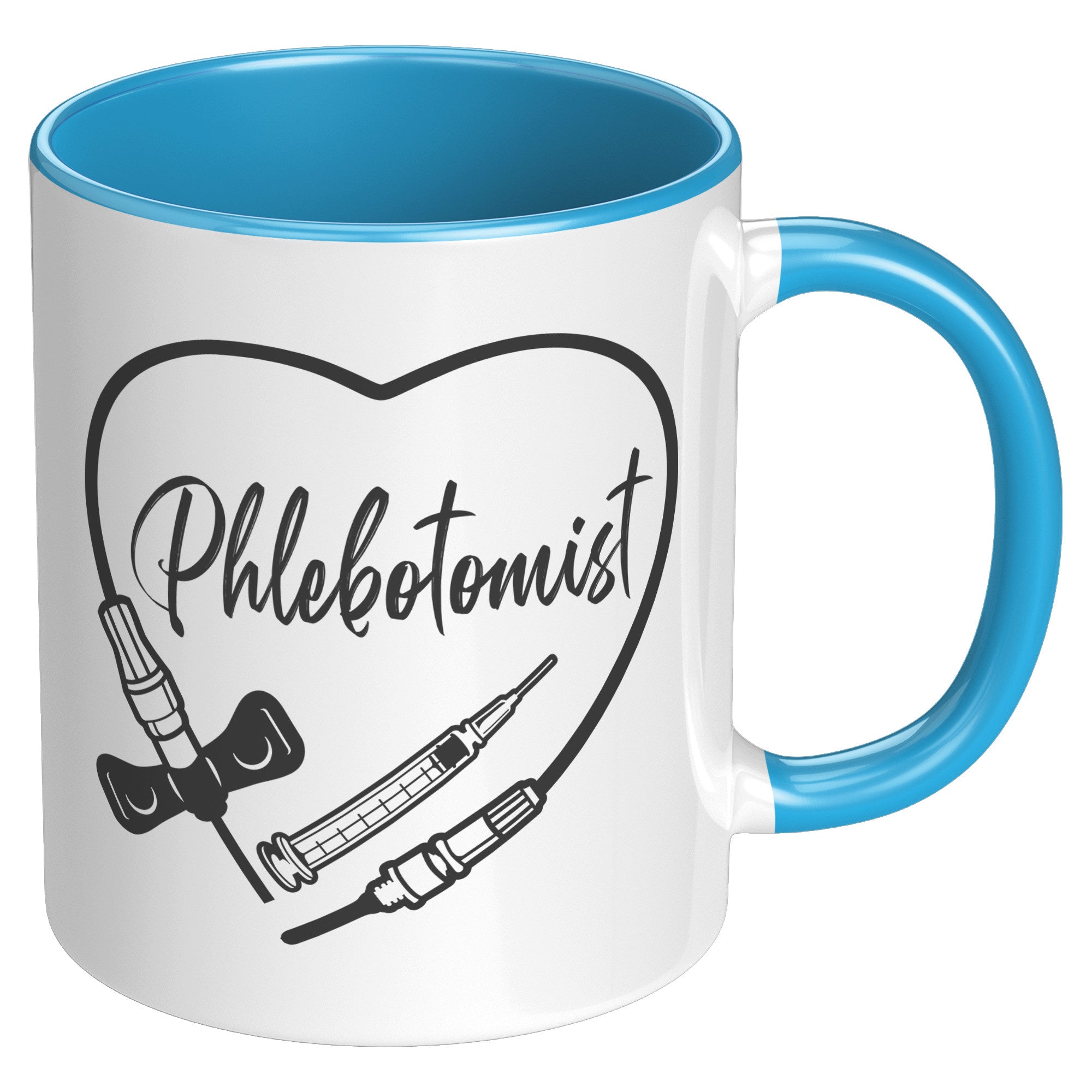 Heartwarming Phlebotomist 11 oz Accent Mug - Medical Themed Drinkware