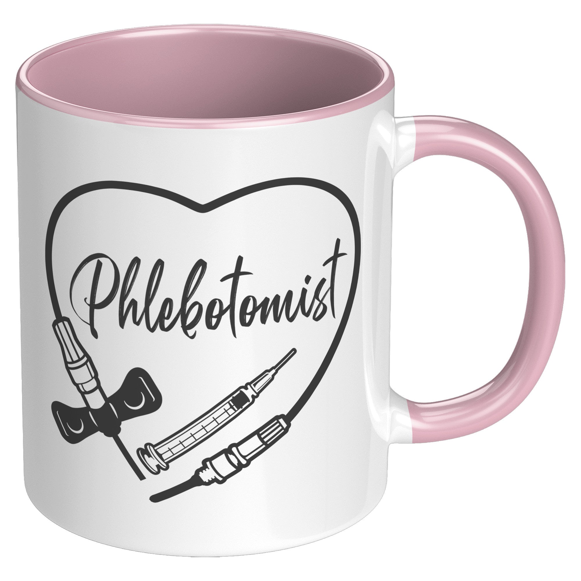 Heartwarming Phlebotomist 11 oz Accent Mug - Medical Themed Drinkware