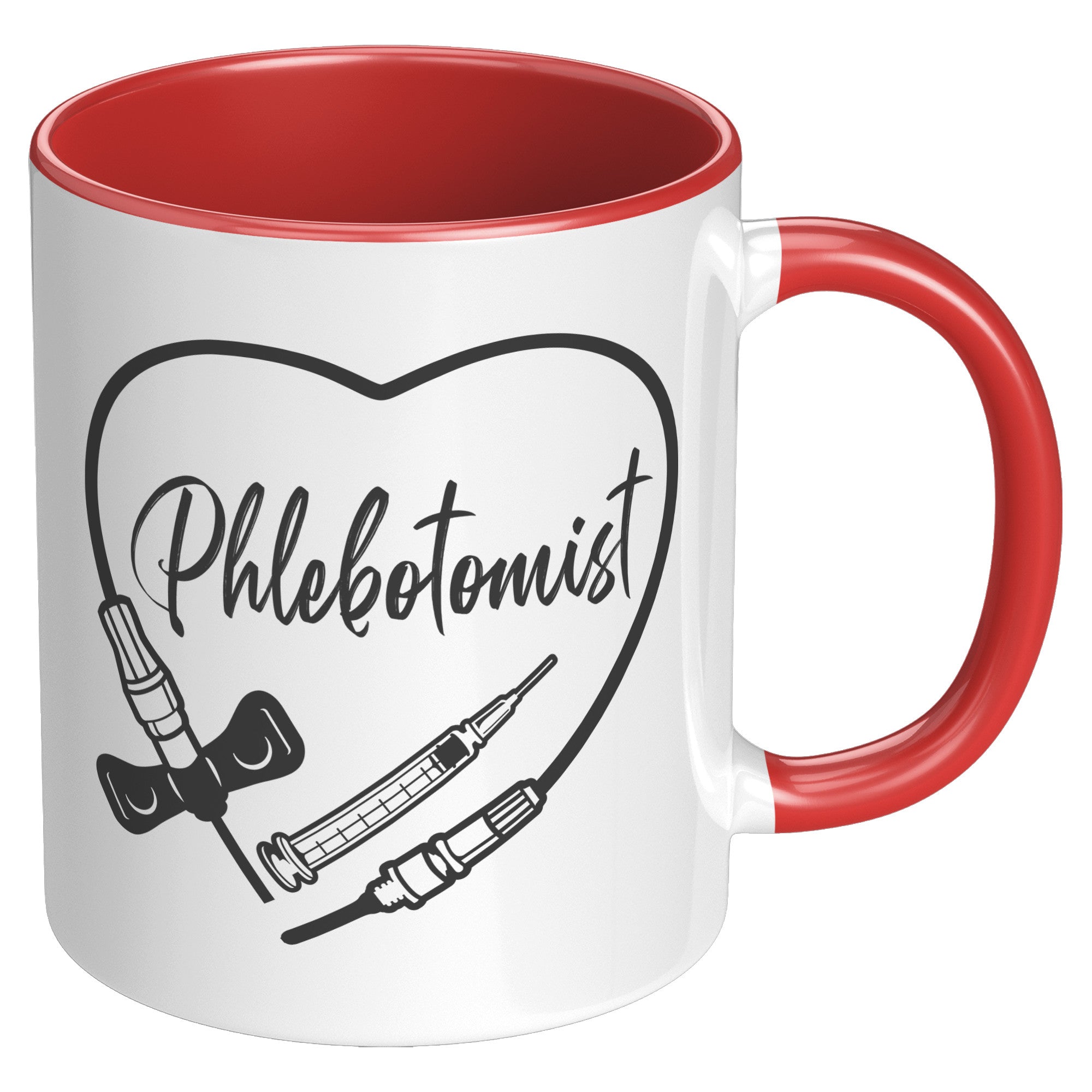 Heartwarming Phlebotomist 11 oz Accent Mug - Medical Themed Drinkware