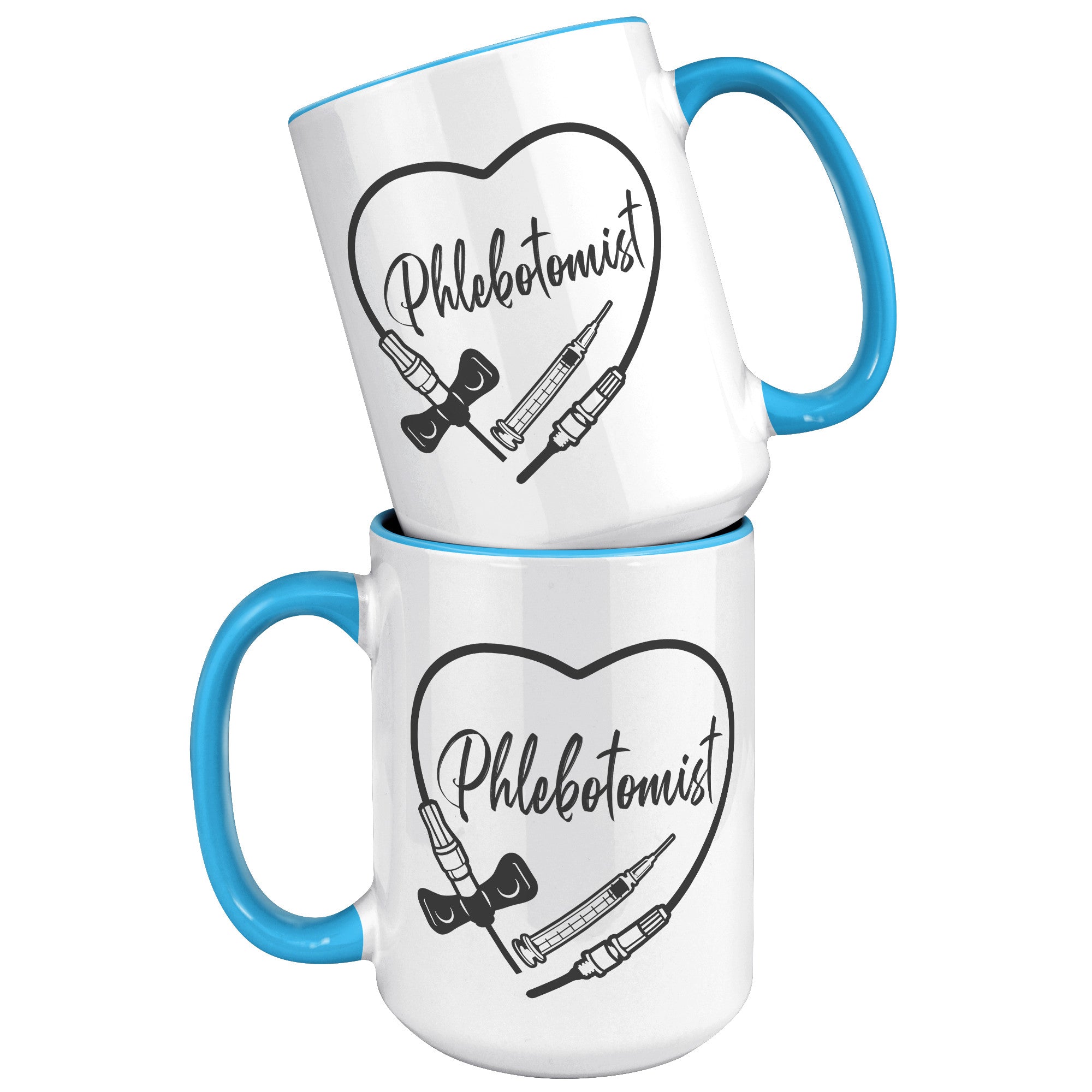 Heartwarming Phlebotomist 15 oz Accent Mug - Medical Themed Drinkware