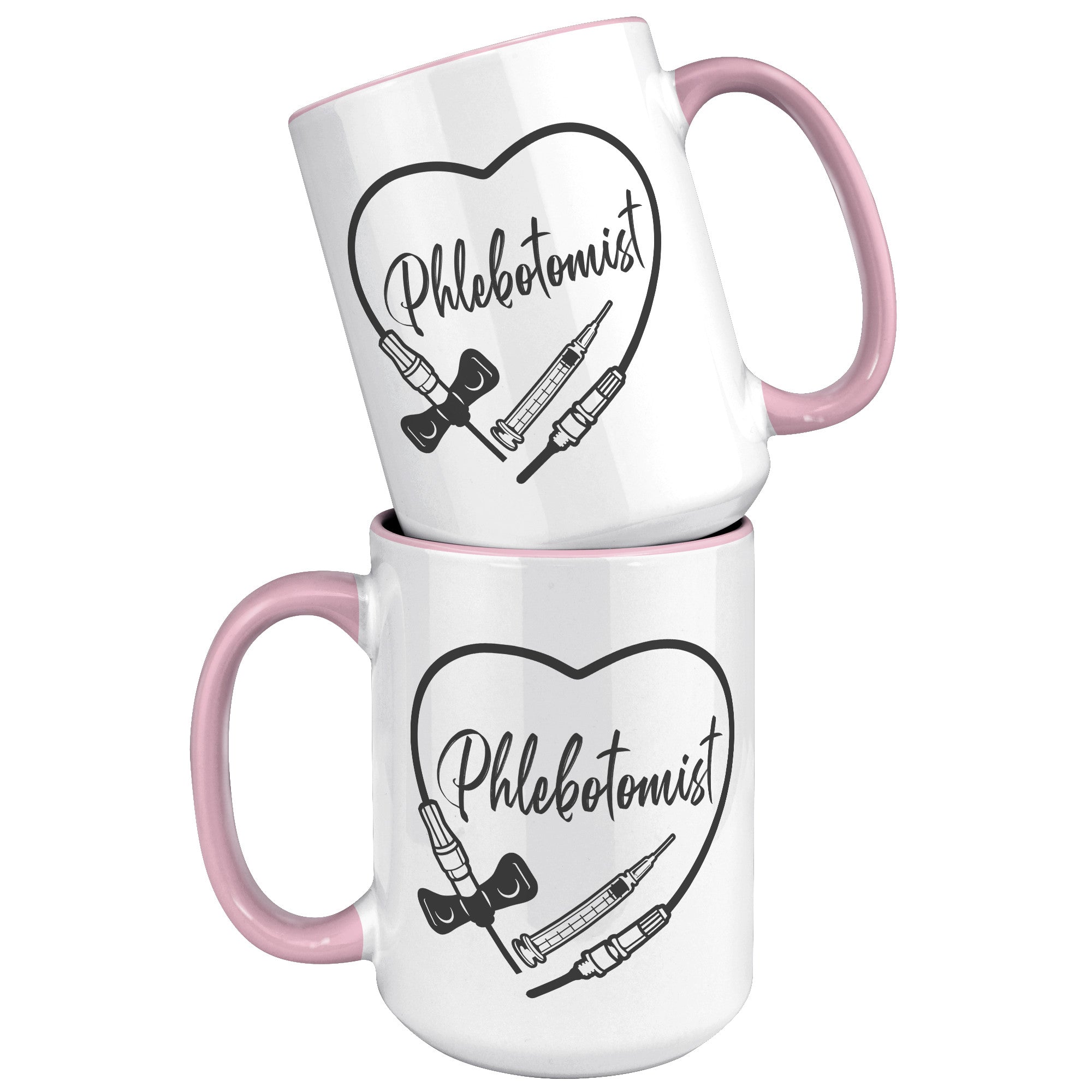 Heartwarming Phlebotomist 15 oz Accent Mug - Medical Themed Drinkware