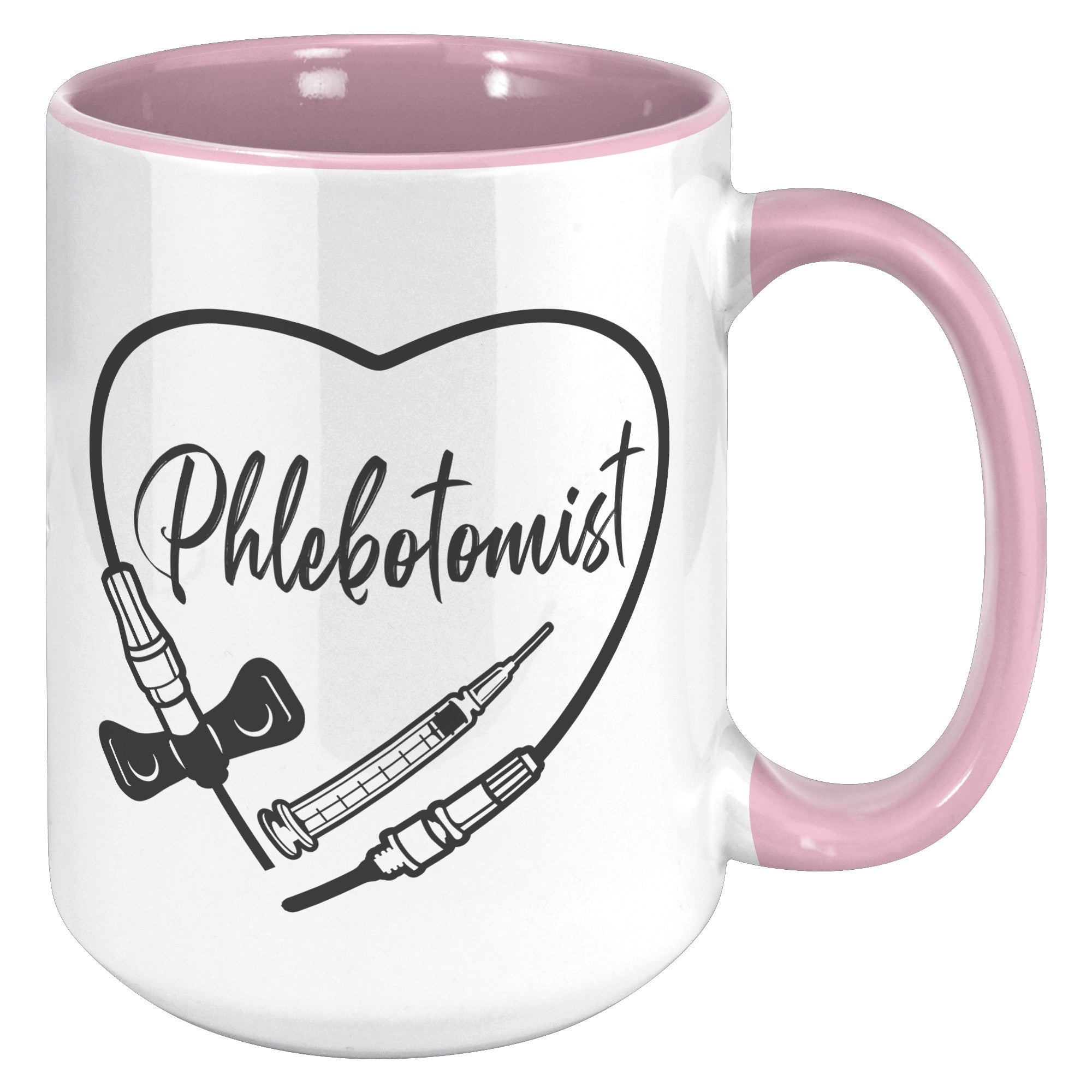 Heartwarming Phlebotomist 15 oz Accent Mug - Medical Themed Drinkware