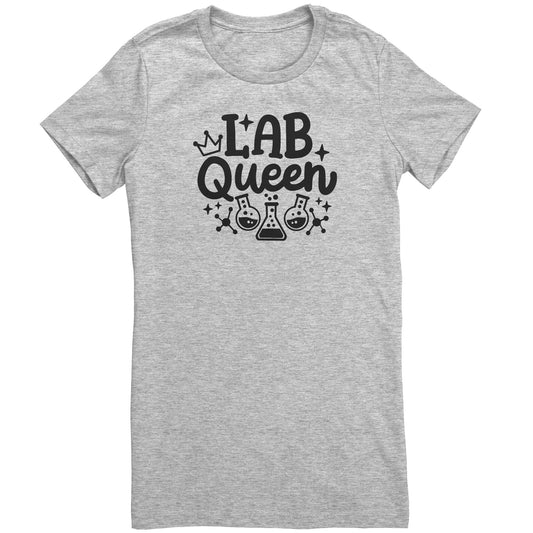 Lab Queen Women's Crew Neck T-Shirt - Chic and Comfortable with Vial Graphics