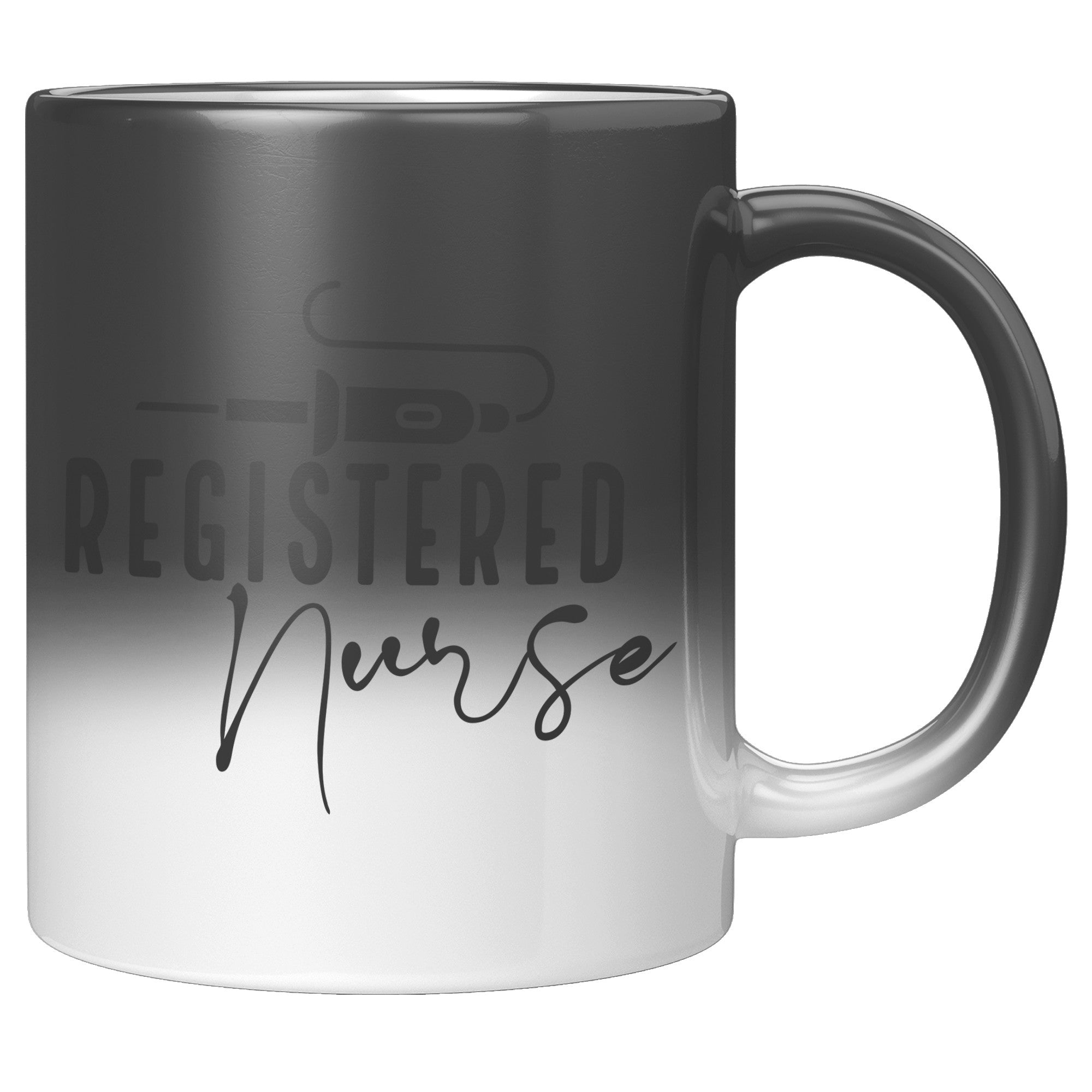 Magical Nurse's Delight: 11 oz Color-Changing Mug for Registered Nurses