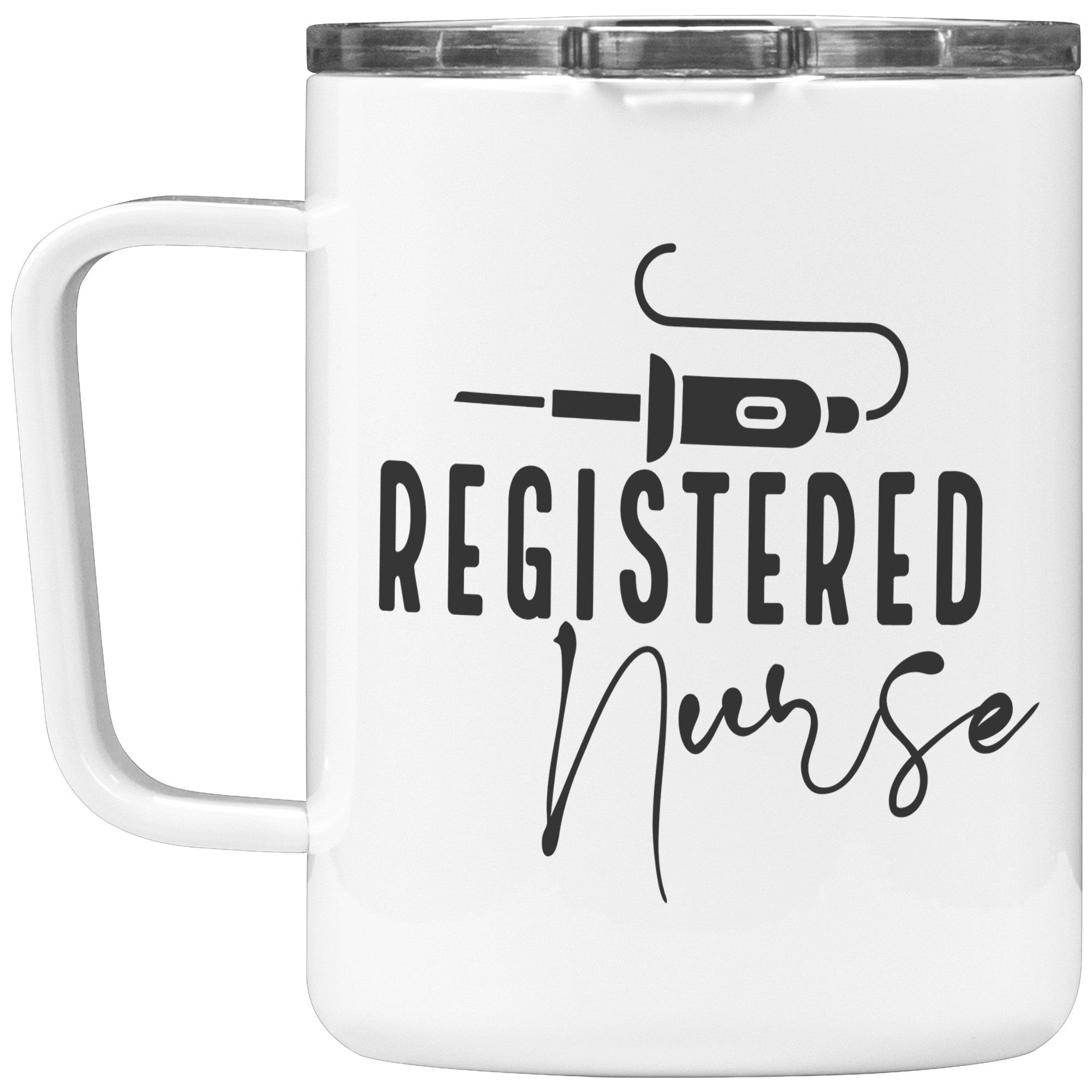 Premium 10 oz Insulated Coffee Mug for Registered Nurses – Double-Walled Stainless Steel with Nurse-Inspired Design