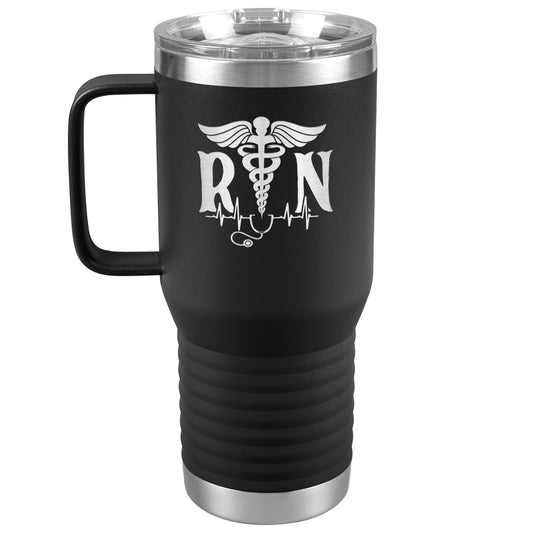 RN-Approved 20oz Travel Tumbler - Your Trusty Companion On the Go!