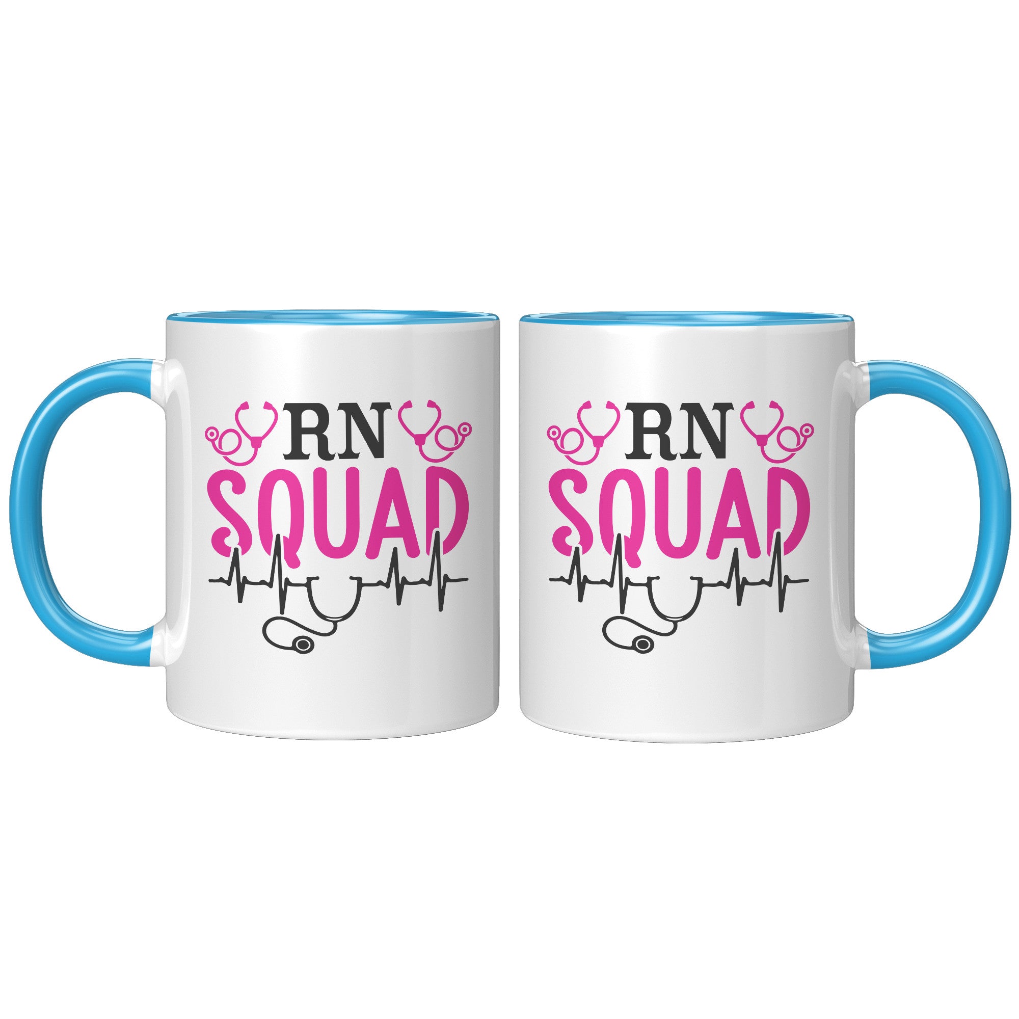 RN Squad 11 oz Accent Mug - Elevate Your Mornings in Style!