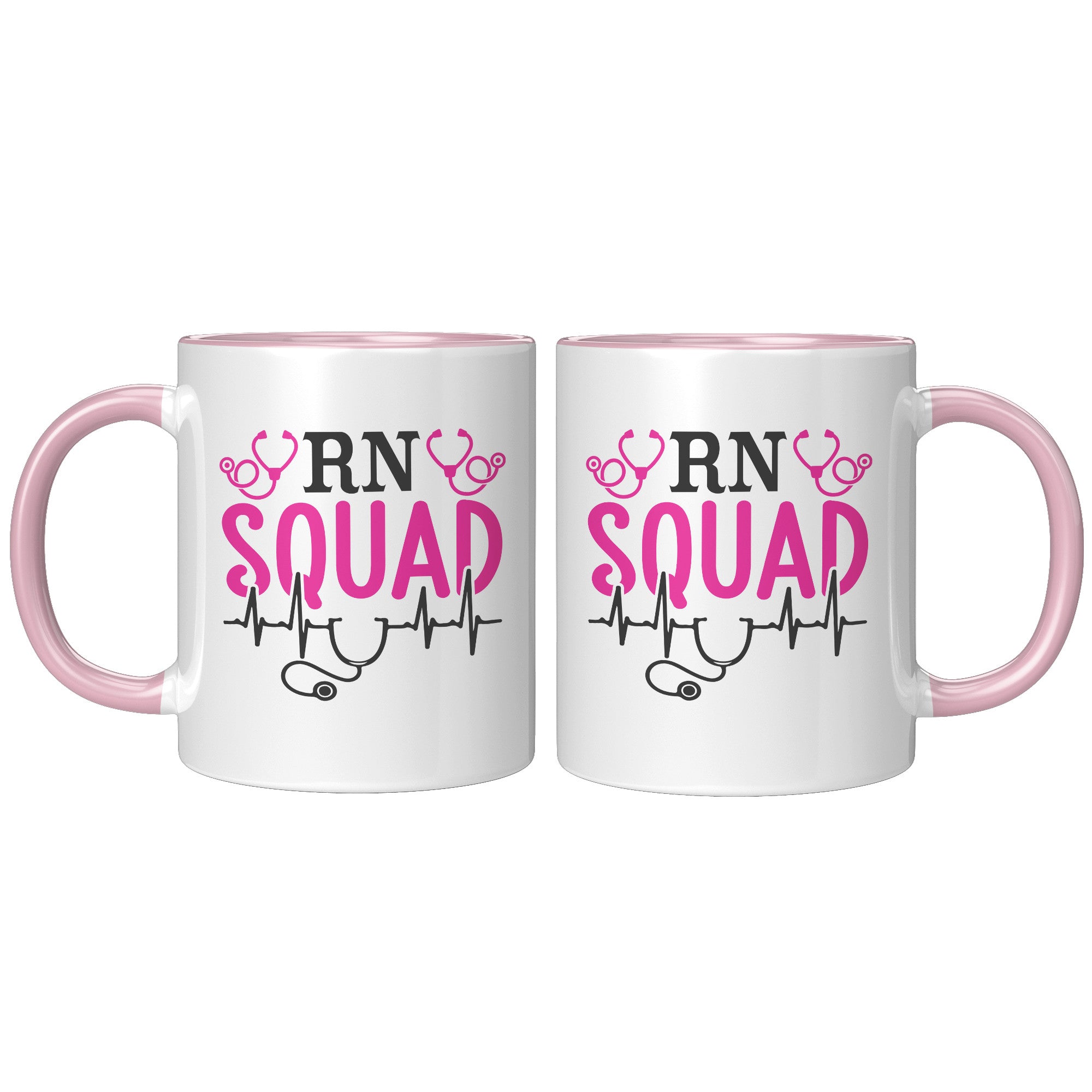 RN Squad 11 oz Accent Mug - Elevate Your Mornings in Style!