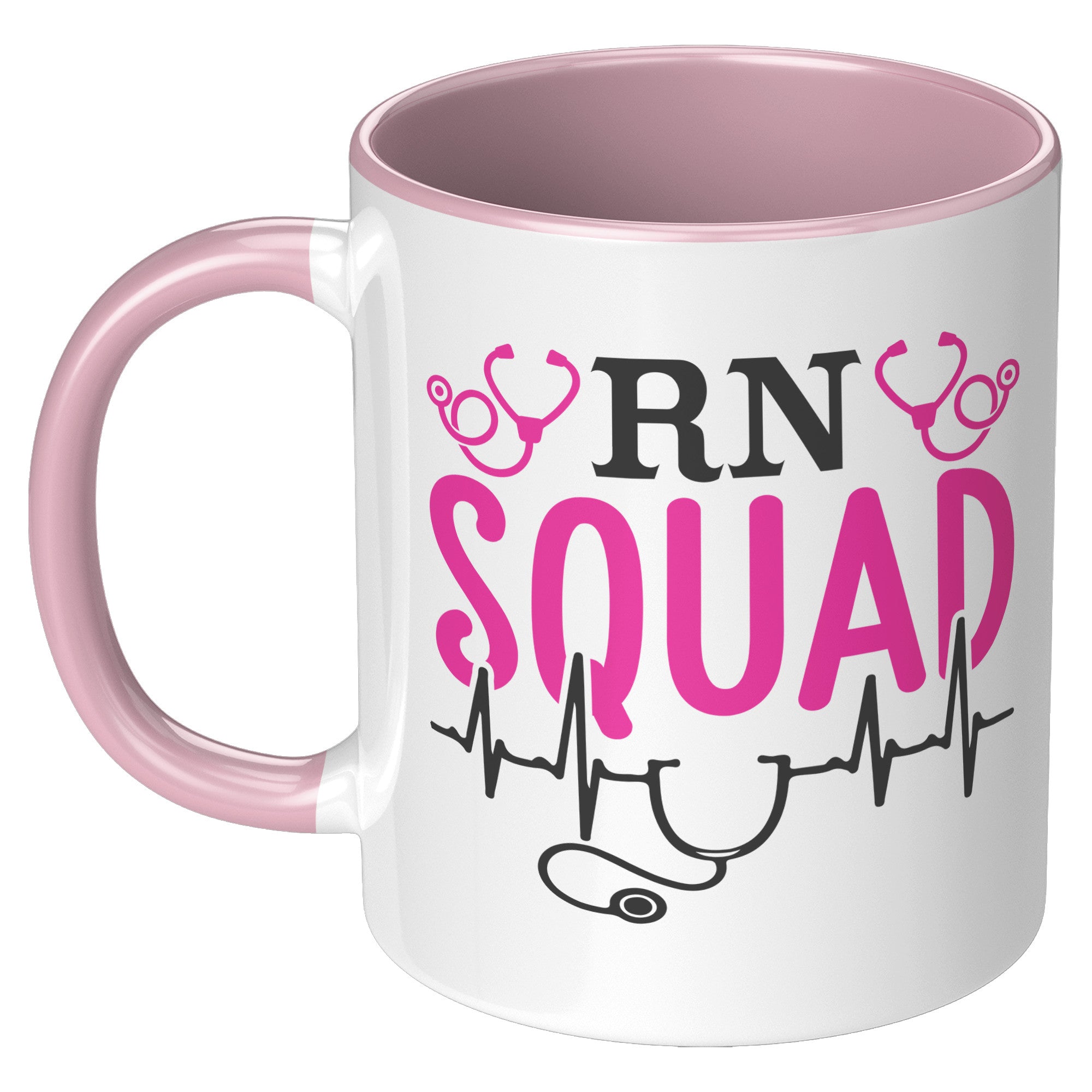 RN Squad 11 oz Accent Mug - Elevate Your Mornings in Style!
