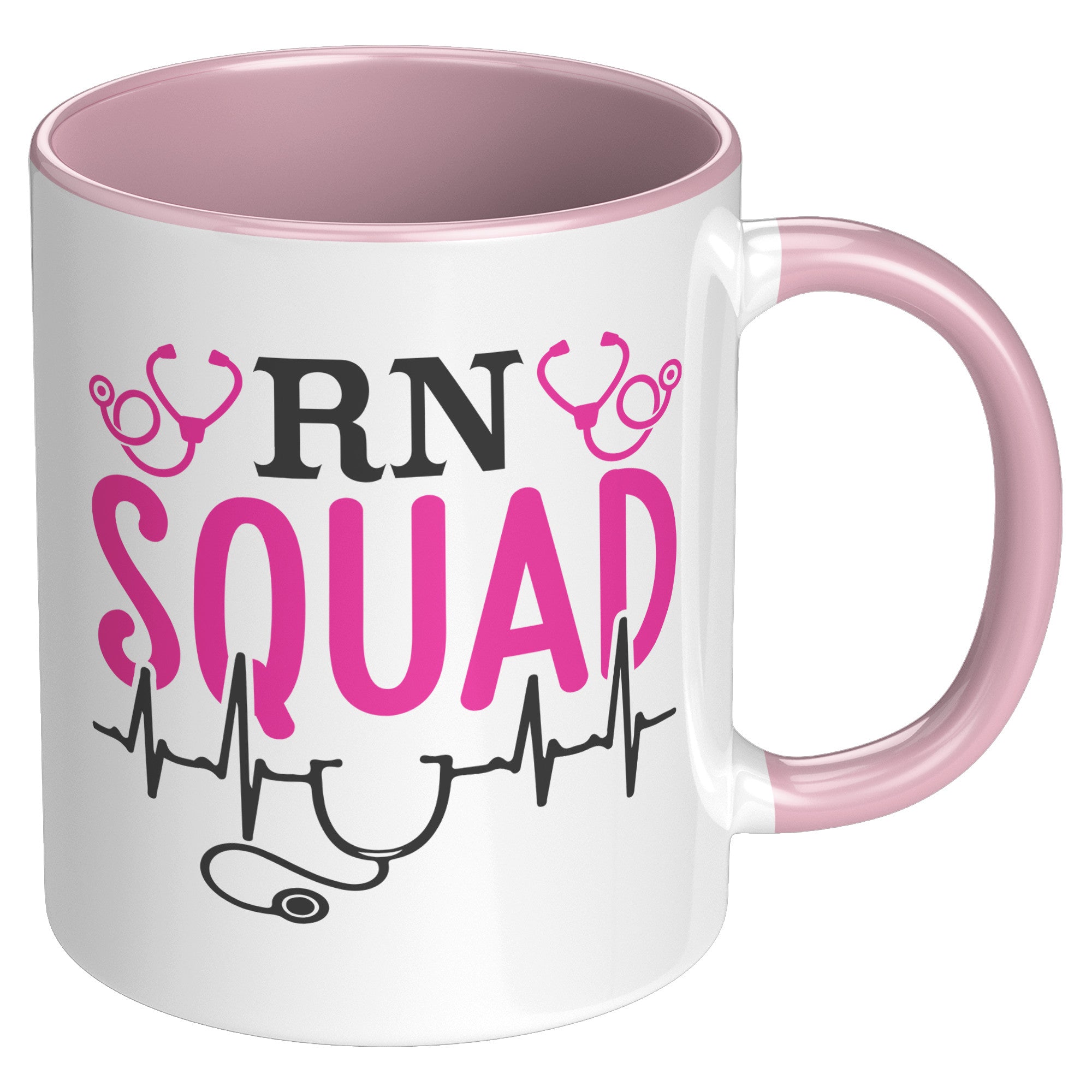 RN Squad 11 oz Accent Mug - Elevate Your Mornings in Style!