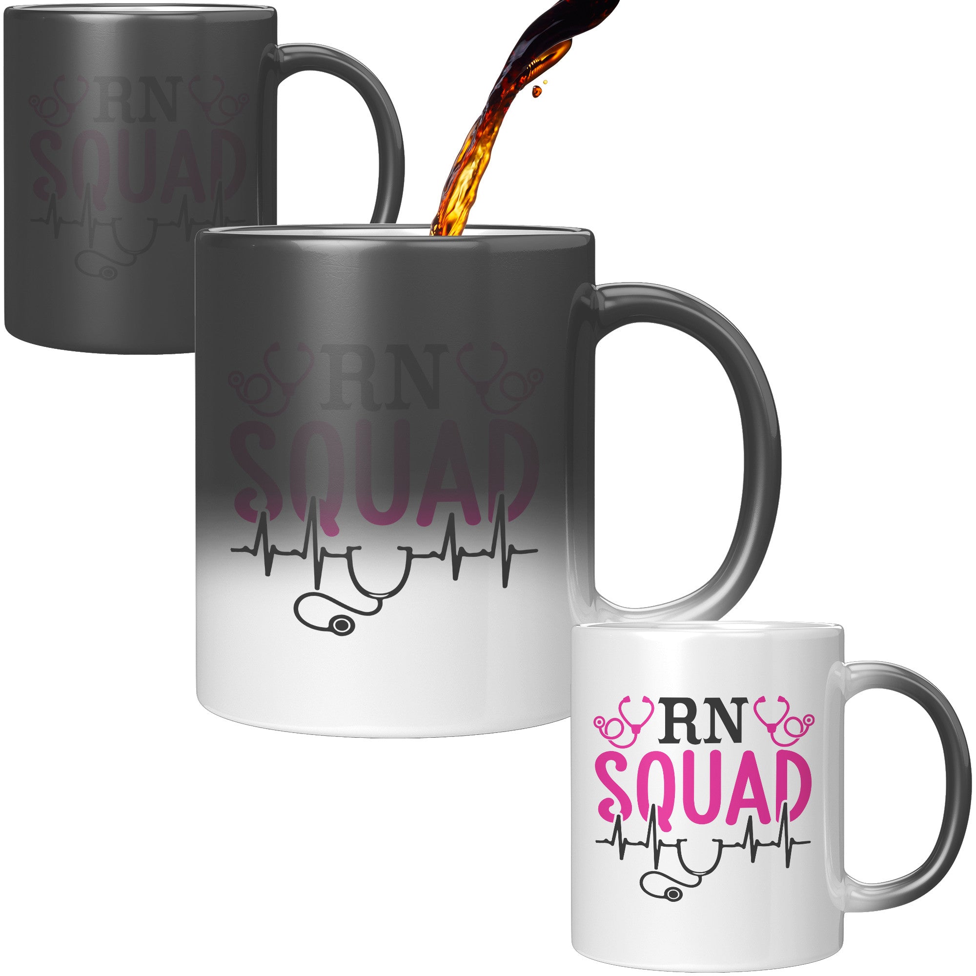 RN Squad Magic Mug - Unveil the Magic of 11oz Color Changing Brilliance