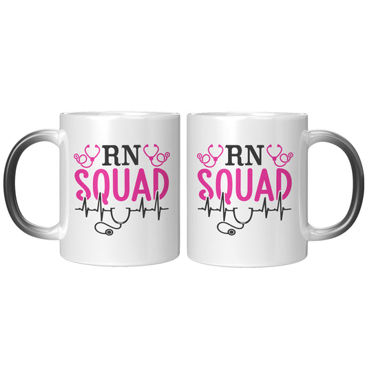 RN Squad Magic Mug - Unveil the Magic of 11oz Color Changing Brilliance