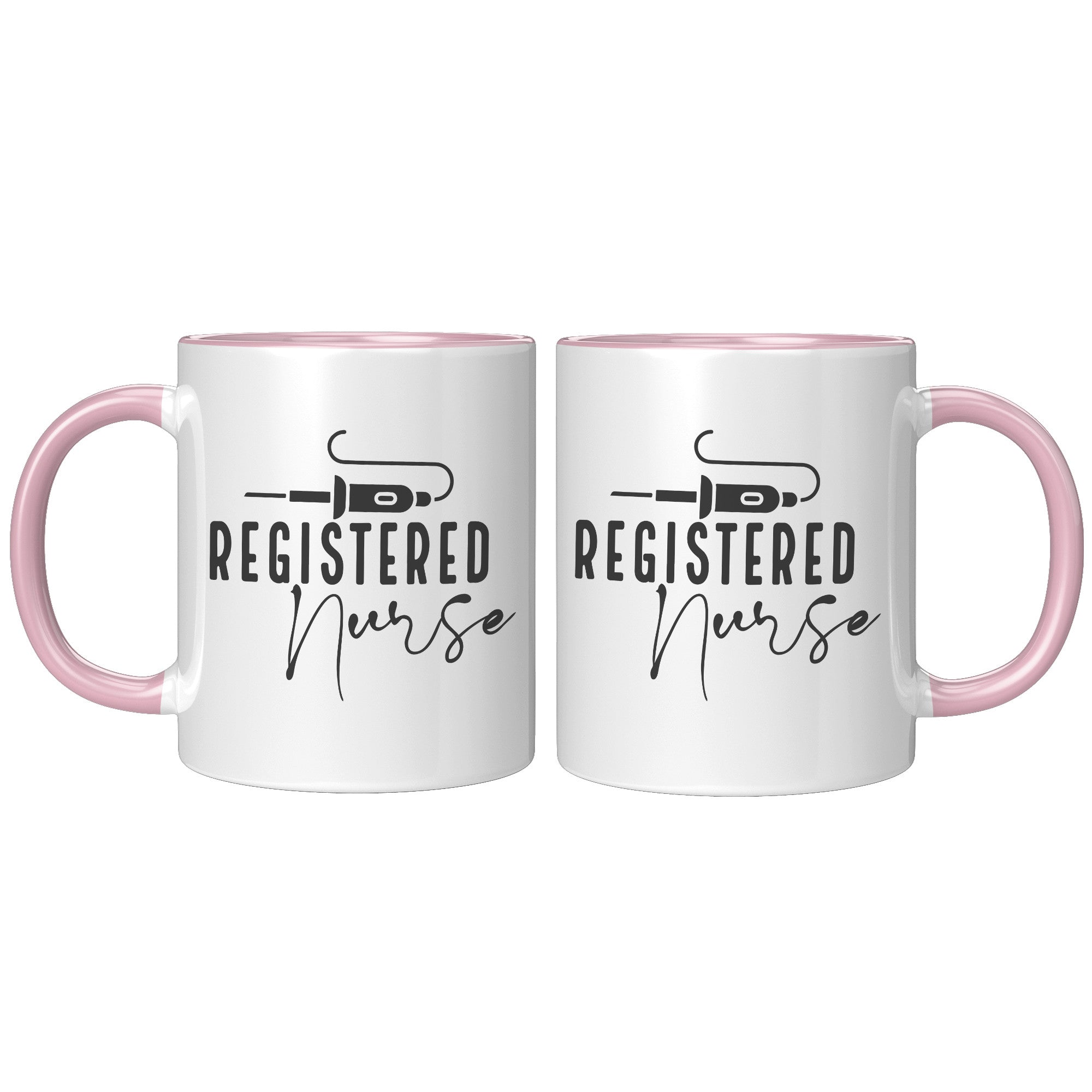 Registered Nurse's Essential 11 oz Accent Mug with Vibrant Needle Design
