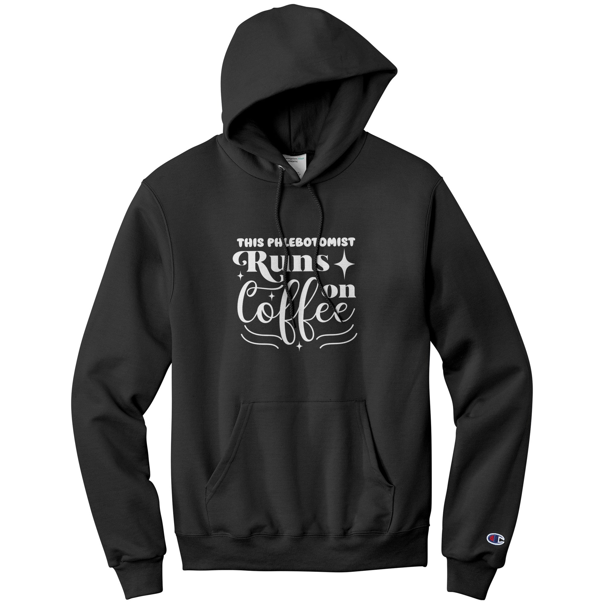 Stay Cozy and Caffeinated with our Champion Phlebotomist Hoodie