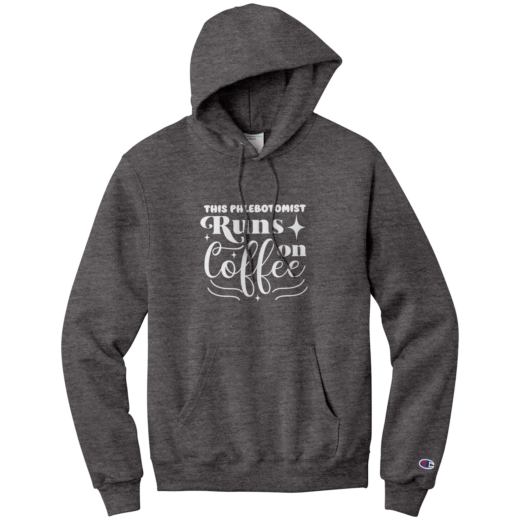 Stay Cozy and Caffeinated with our Champion Phlebotomist Hoodie