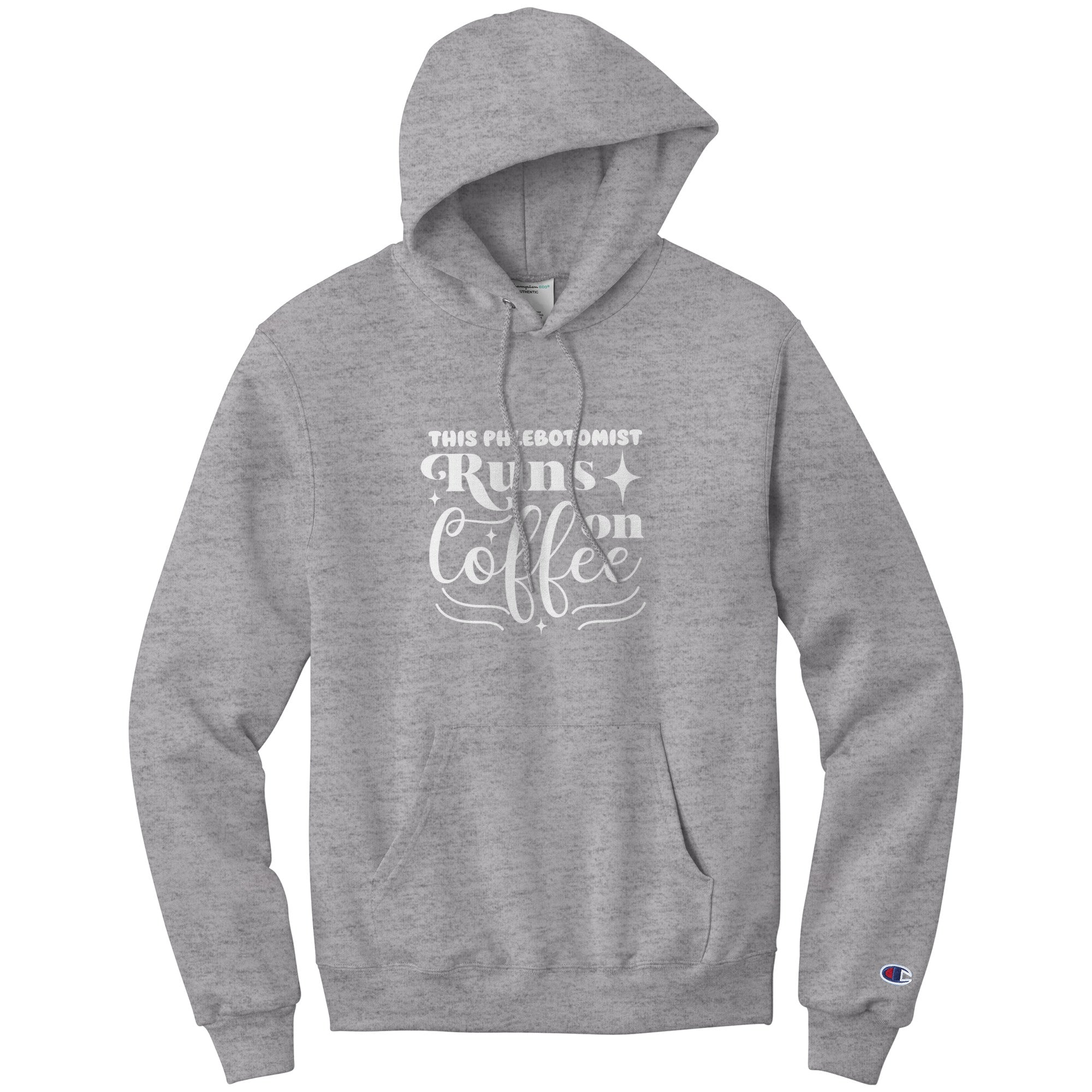Stay Cozy and Caffeinated with our Champion Phlebotomist Hoodie