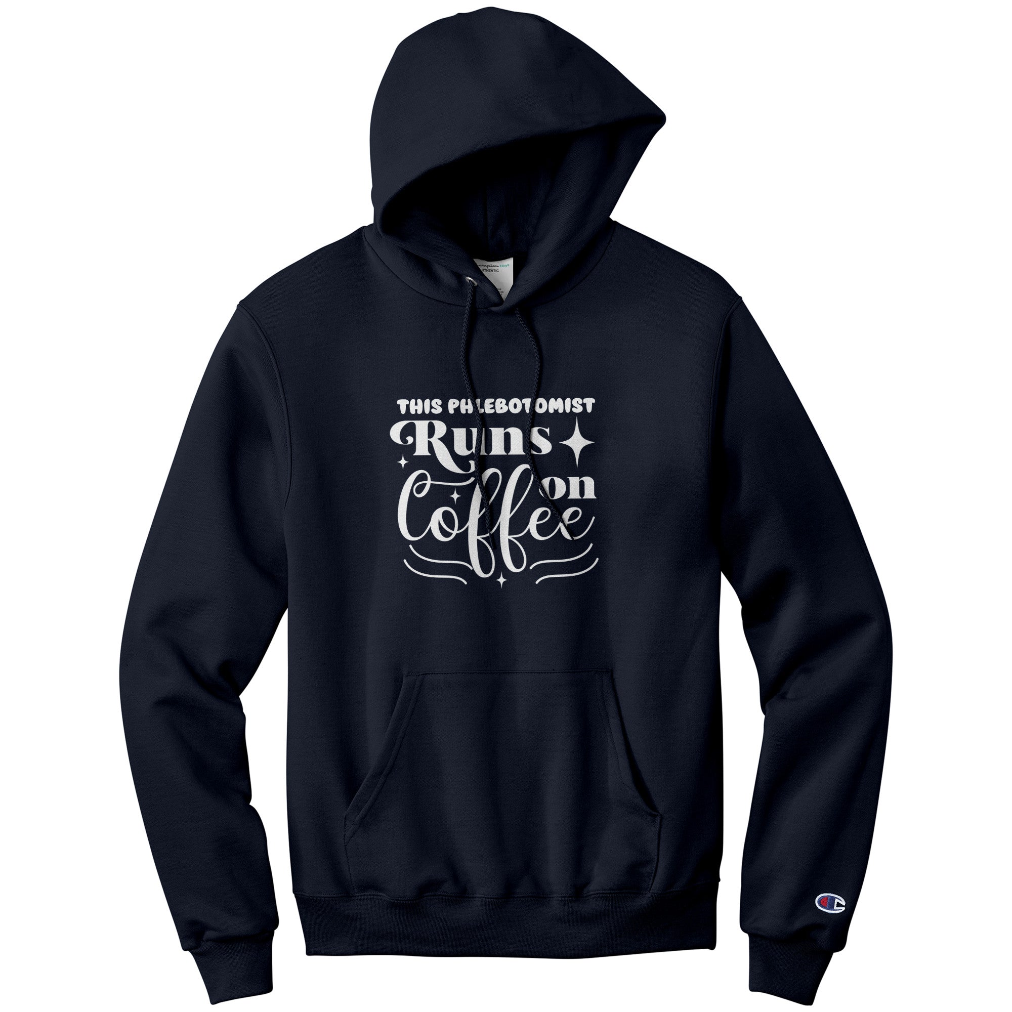Stay Cozy and Caffeinated with our Champion Phlebotomist Hoodie