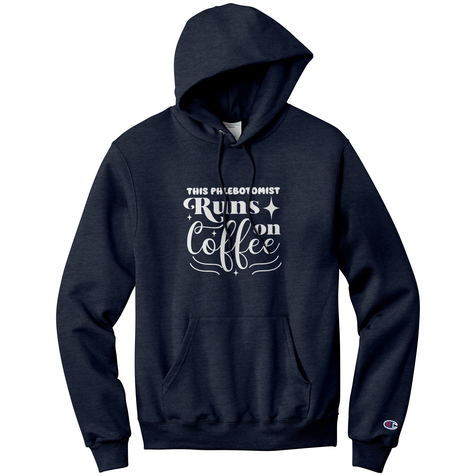 Stay Cozy and Caffeinated with our Champion Phlebotomist Hoodie