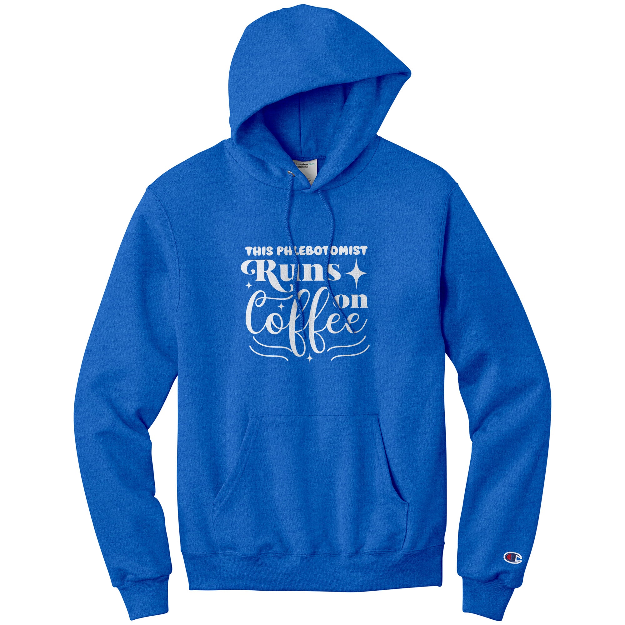Stay Cozy and Caffeinated with our Champion Phlebotomist Hoodie