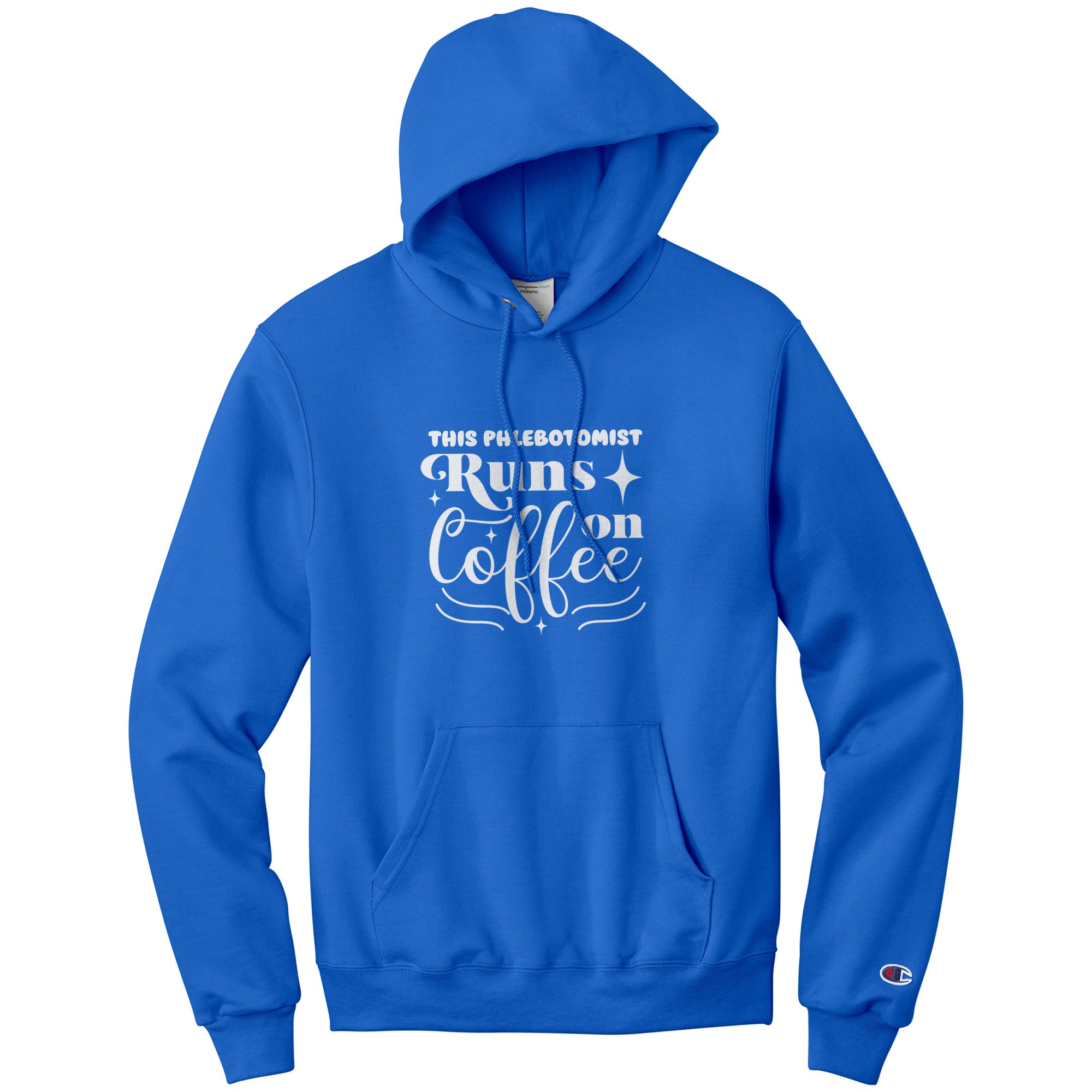 Stay Cozy and Caffeinated with our Champion Phlebotomist Hoodie