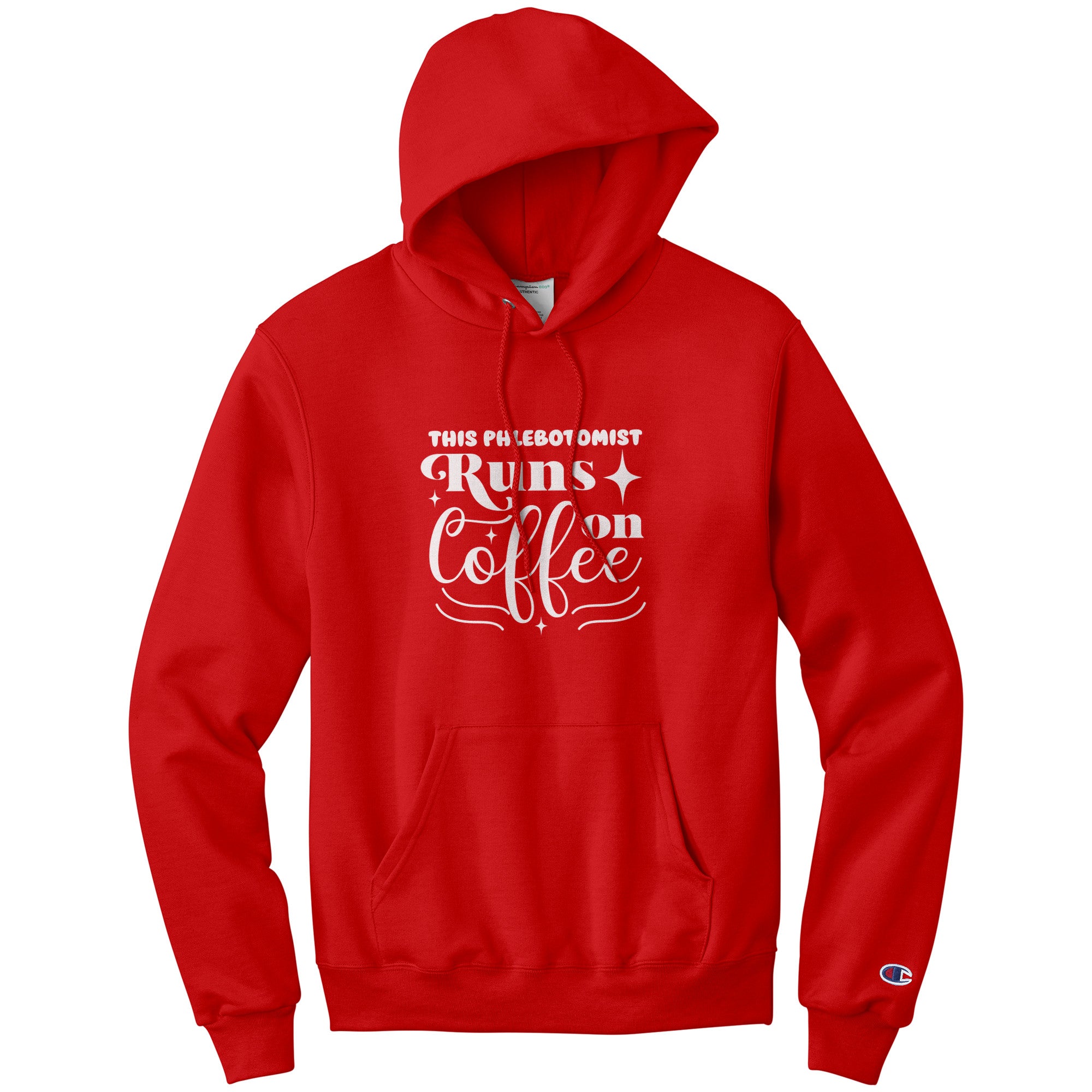 Stay Cozy and Caffeinated with our Champion Phlebotomist Hoodie