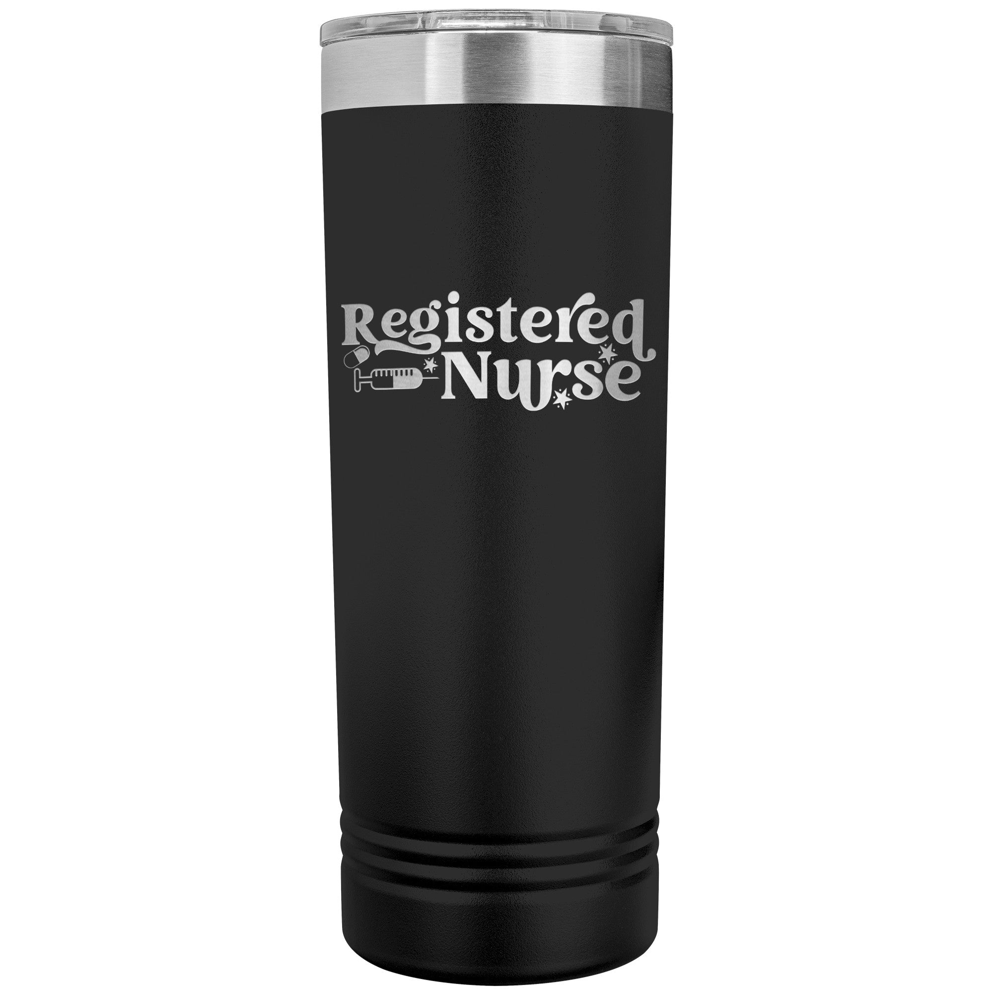 Stay Energized On-the-Go with our 22oz Registered Nurse Skinny Tumbler