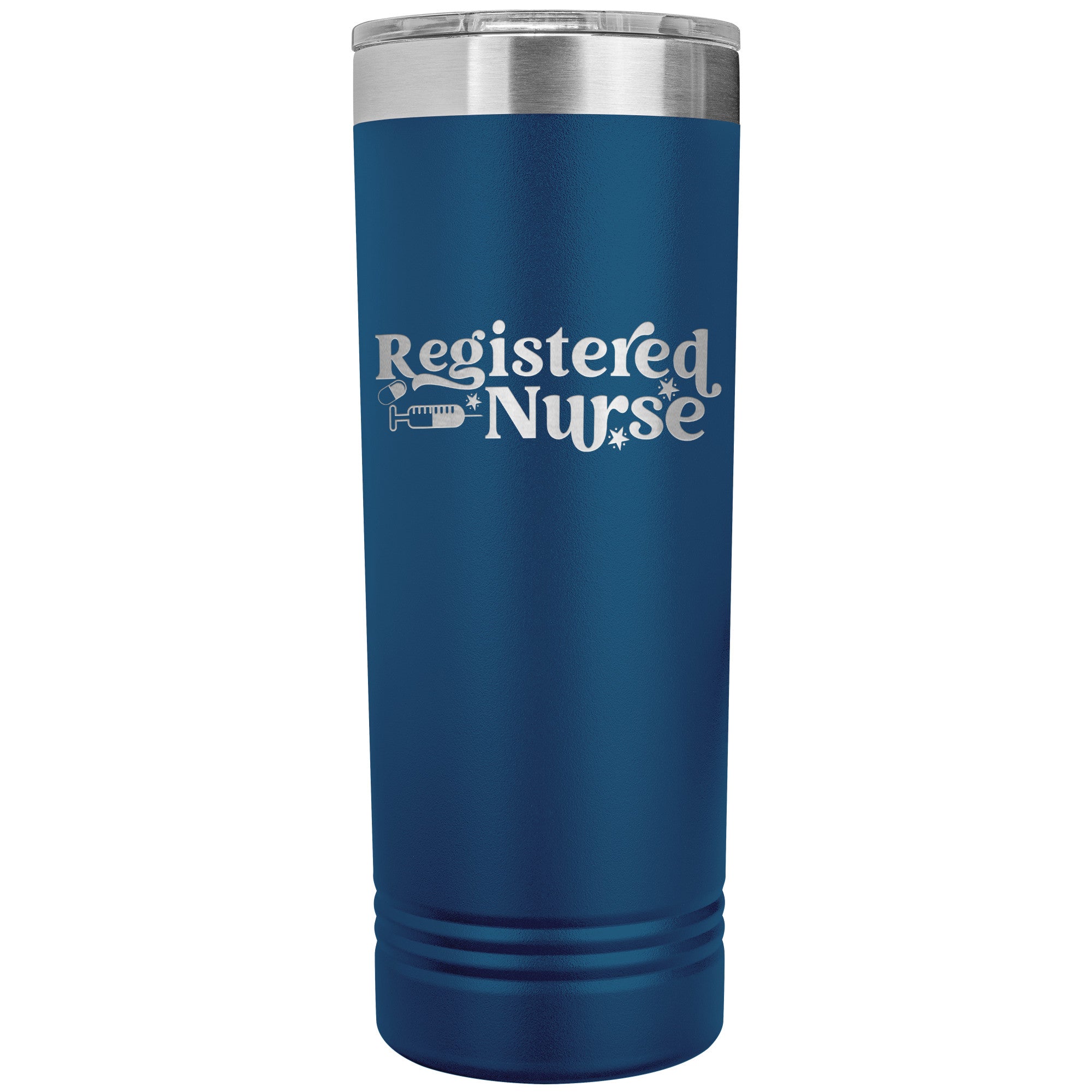Stay Energized On-the-Go with our 22oz Registered Nurse Skinny Tumbler