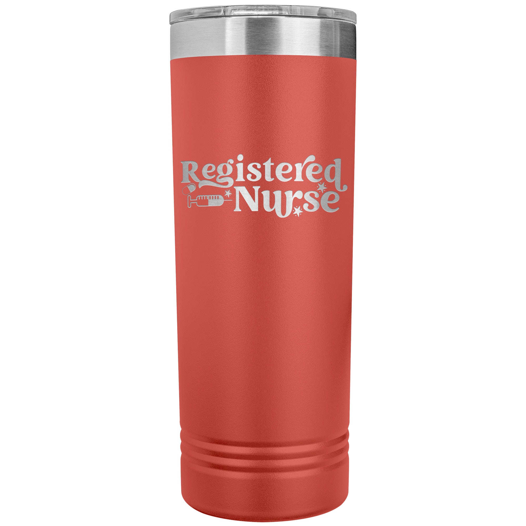 Stay Energized On-the-Go with our 22oz Registered Nurse Skinny Tumbler