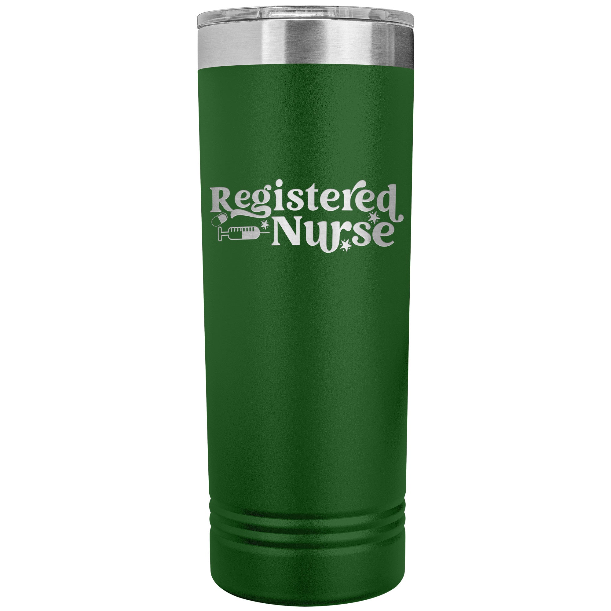 Stay Energized On-the-Go with our 22oz Registered Nurse Skinny Tumbler